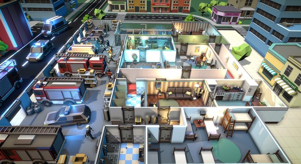 Rescue HQ - The Tycoon Game for PS4 | Build & Manage Your Own Emergency Services | Perfect for Strategy & Simulation Fans