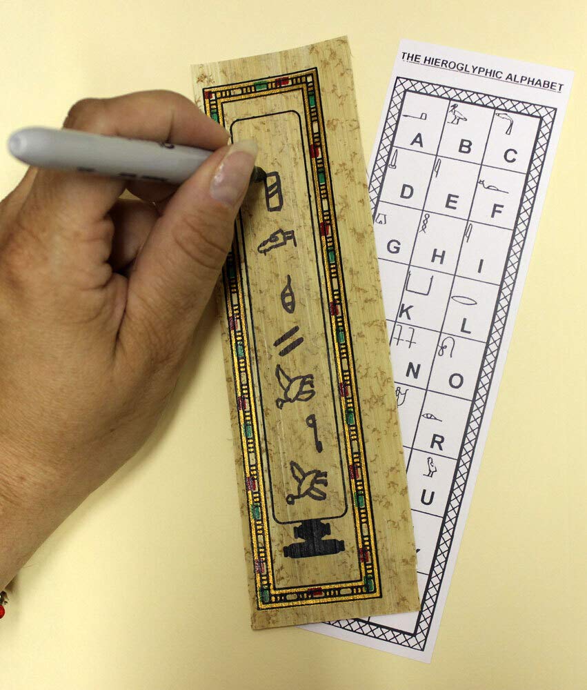 36 Ancient Egyptian Papyrus Bookmarks for Teachers - Perfect for Classroom Rewards, Student Gifts & History Lessons