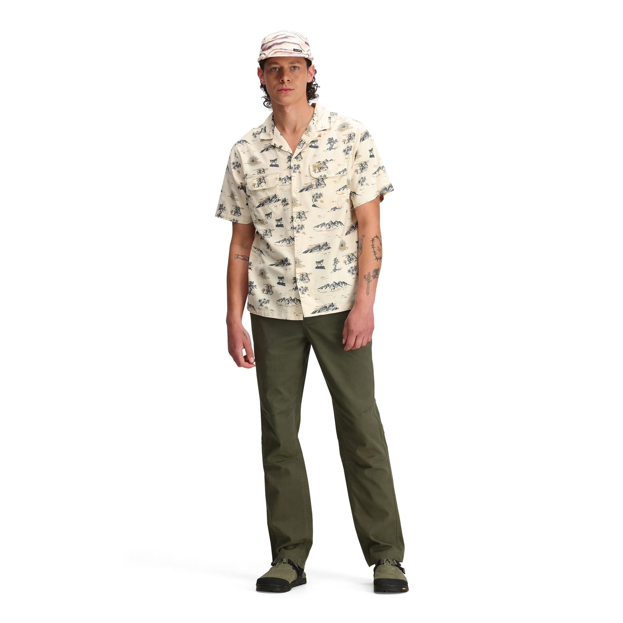 Men's Daytripper Short Sleeve Shirt - Casual Comfort Wear for Travel & Outdoor Adventures