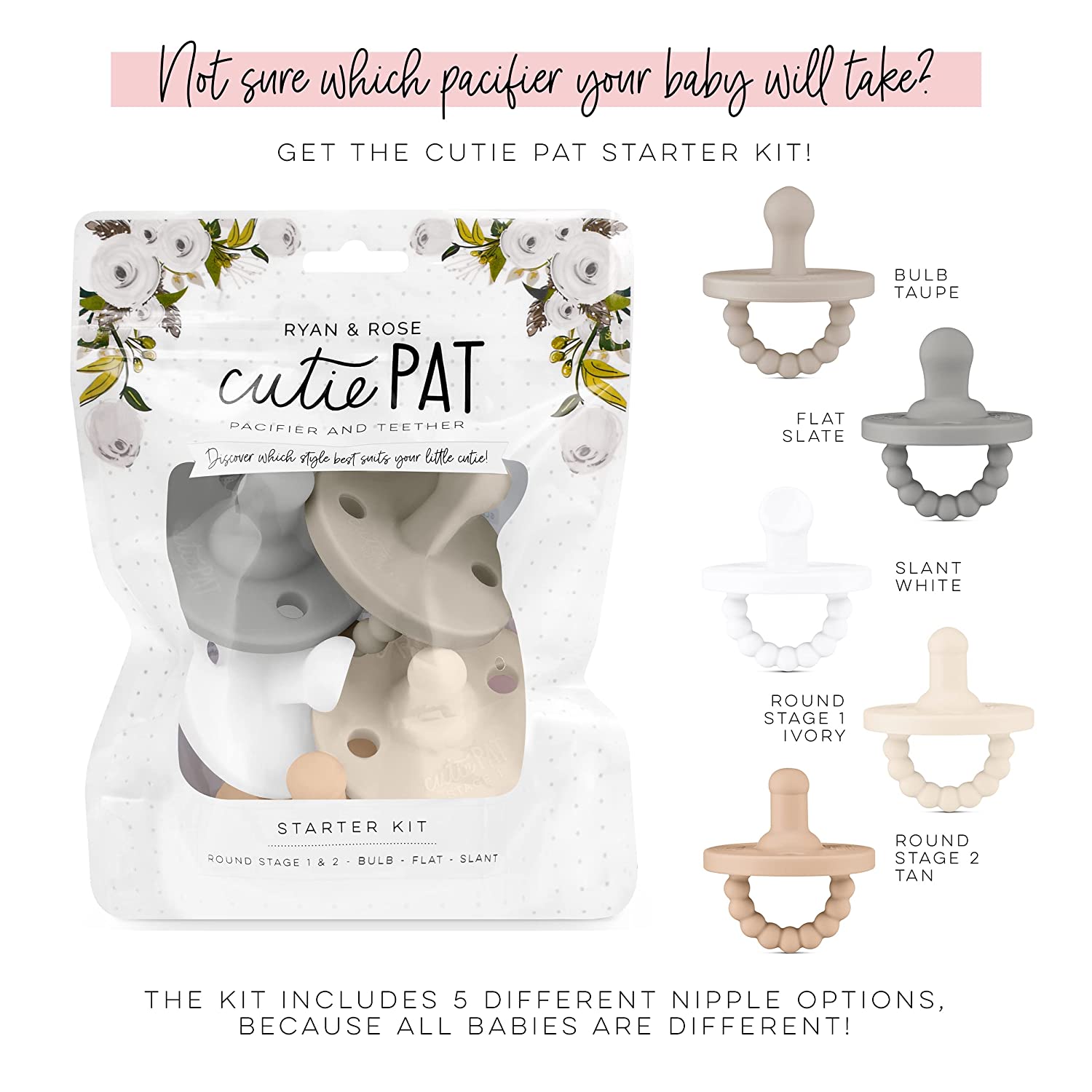 Ryan and Rose Cutie Pat Kit - Cute and Stylish Hair Clips for Toddlers & Kids - Perfect for School, Parties, and Everyday Wear