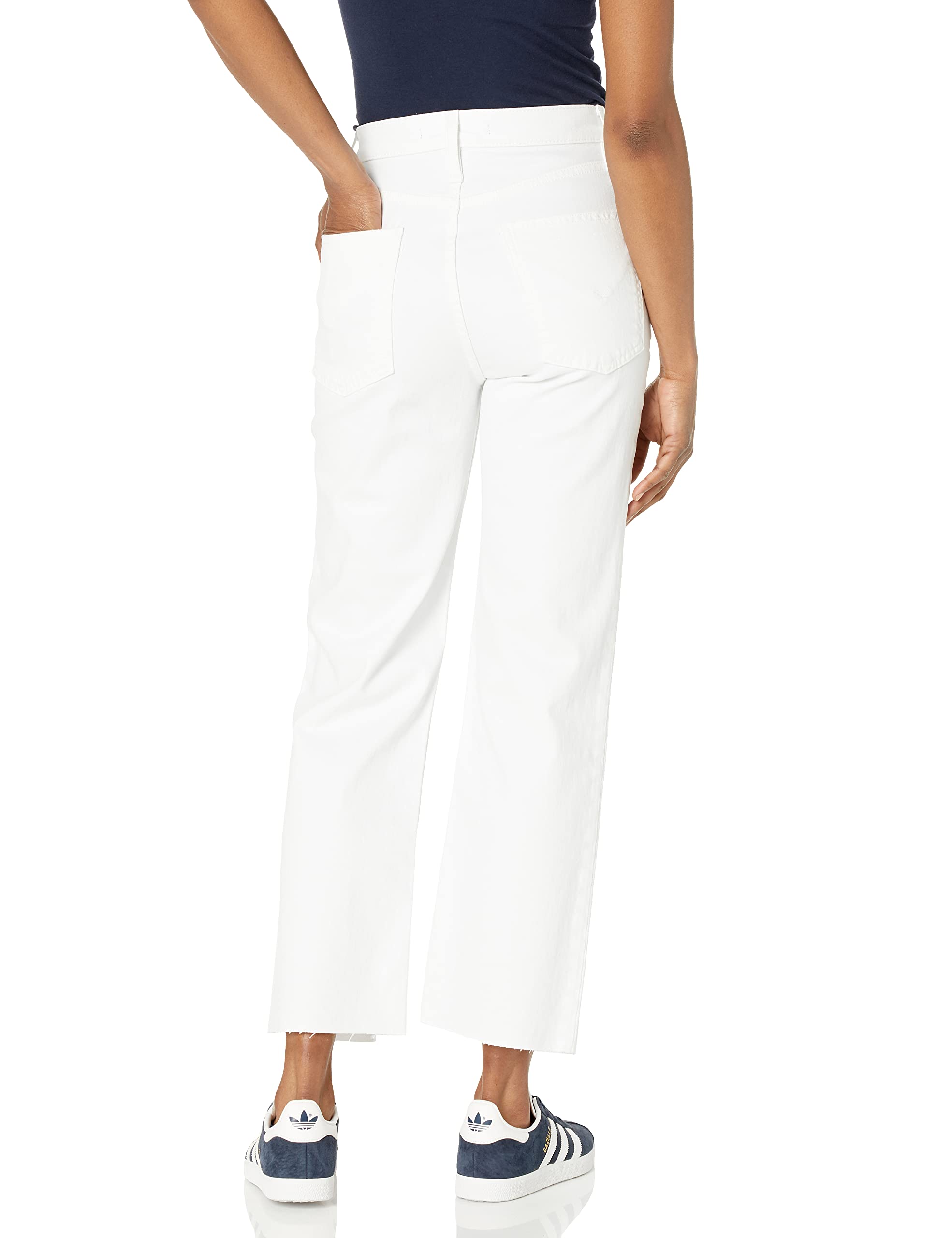 HUDSON Women's Remi High Rise Straight Leg Cropped Jeans - Slimming Denim Pants for Casual Wear & Everyday Outfits