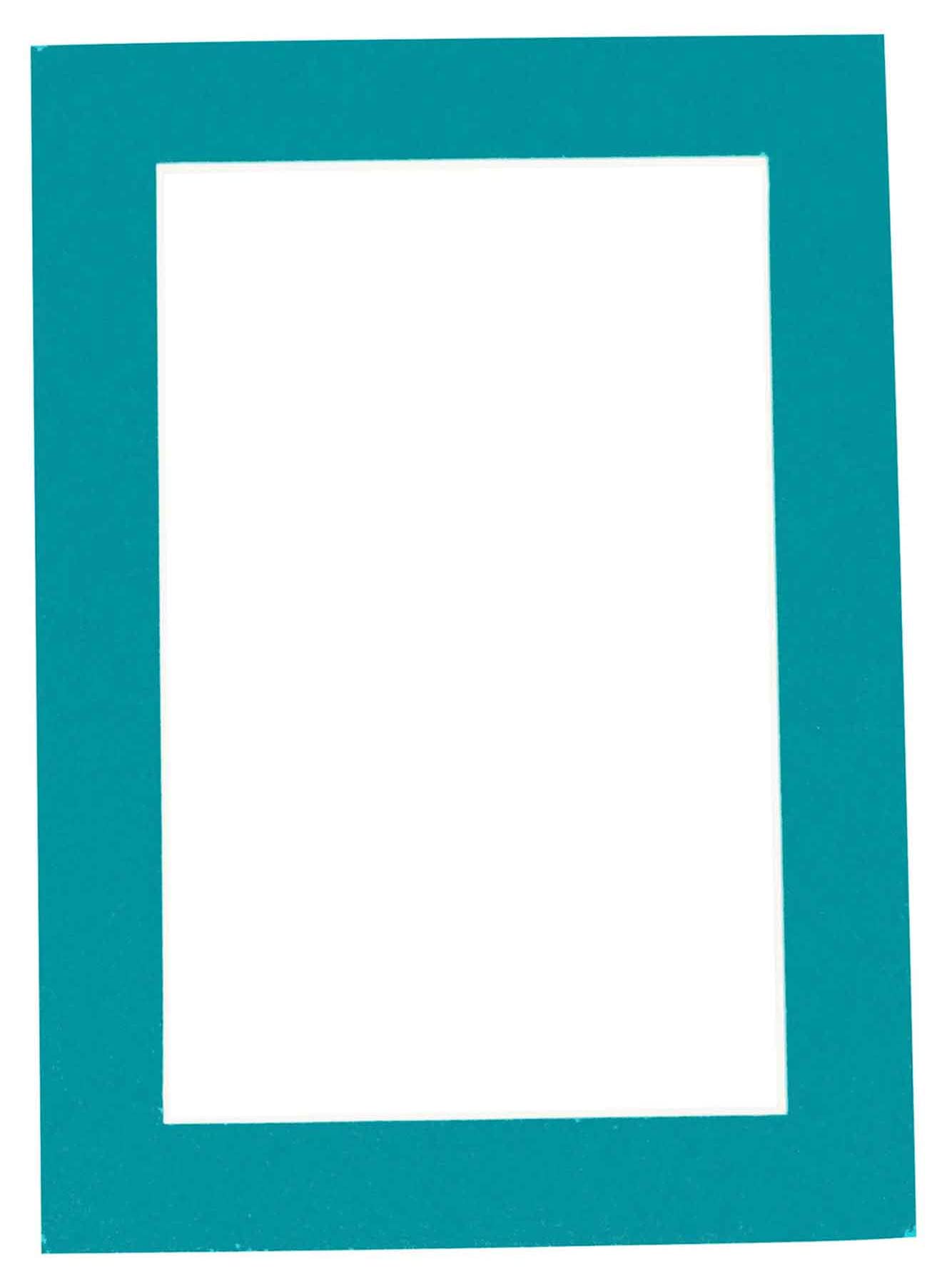 24x36 Acid-Free Teal Blue Precut Mat Board for 28x40 Frame - Premium Photo Mat for Family Pictures, Artwork & Framing - Perfect for Home Decor, Galleries & Gift Presentations (Pack of 1)
