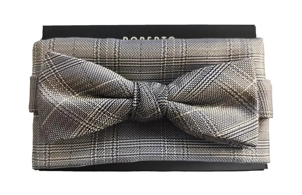Elegant Blue Slim Silk Bow Tie and Pocket Square Set for Men - Perfect for Weddings, Prom & Formal Events