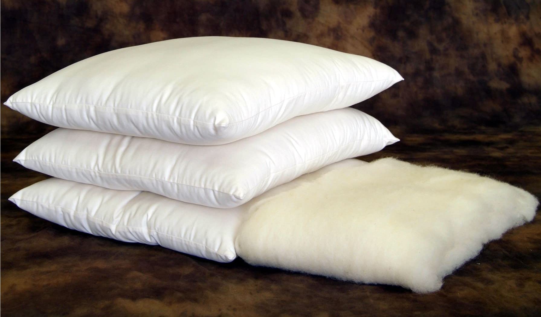 Holy Lamb Organic Wool Pillows - Standard Size for Better Sleep