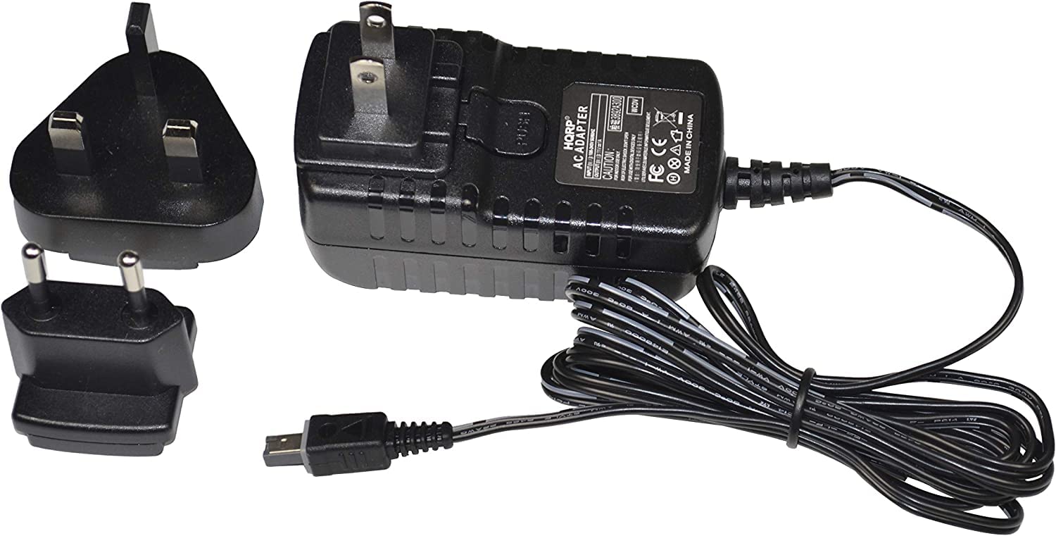 HQRP Replacement AC Adapter & Charger for JVC GZ-MG57 GZ-MG57U GZ-MG57US GZ-MG630 Camcorder - US Wall Plug & Euro Adapter Included - Perfect for Travel & Home Use