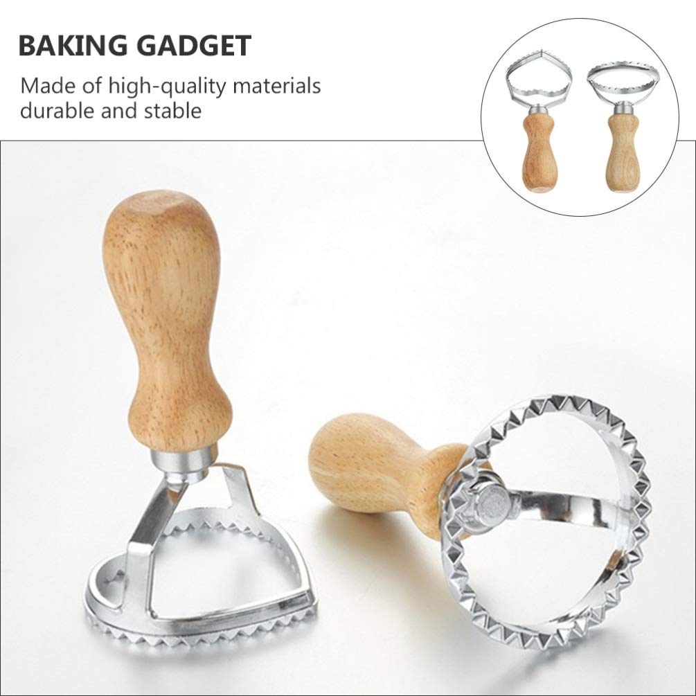 4pcs Alloy Dumpling Maker Set - Biscuit & Cookie Mold, Dumpling Wrapper Cutter for Baking - Perfect for Homemade Dumplings, Pastries & Cookies - Ideal for Kitchen, Bakery & Holiday Cooking