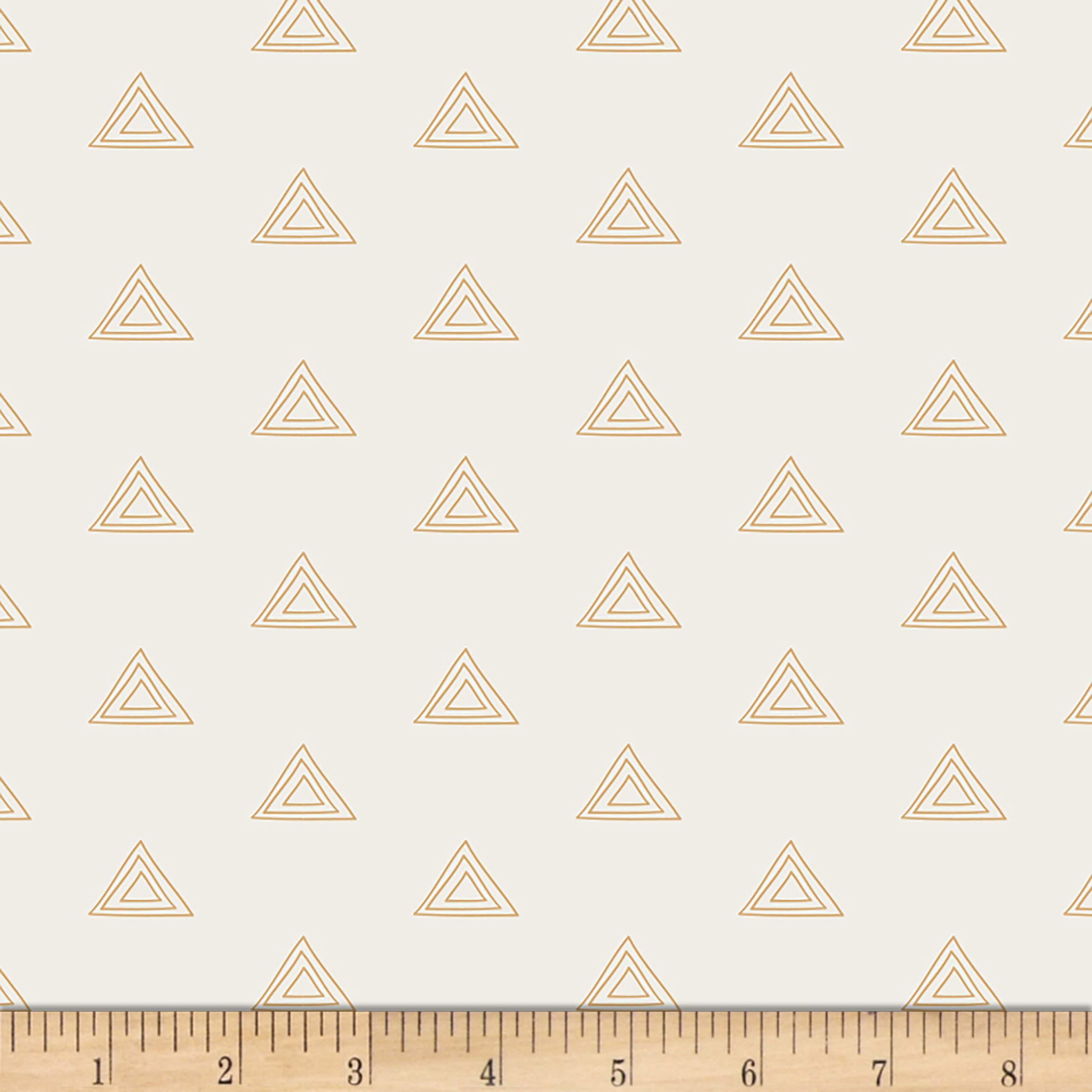 Art Gallery Fabrics Prisma Elements Pearl & Gold Fabric - Premium White Cotton Fabric for Quilting, Sewing & DIY Crafts - Perfect for Home Decor, Apparel & Scrapbooking Projects