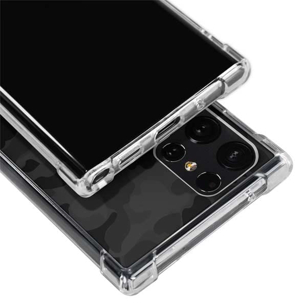 Premium Clear Phone Case for Samsung Galaxy S22 Ultra - Shark Teeth Grey Street Camo Design | Slim Protective Cover with Scratch Resistance | Perfect for Outdoor Adventures & Daily Use