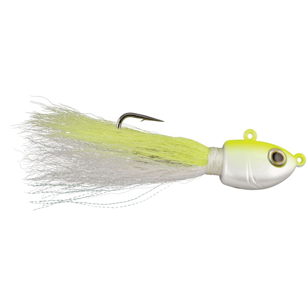 Berkley Fusion19 Bucktail Jigs - Premium Saltwater Fishing Lures for Bass, Walleye & Trout - Ideal for Casting, Trolling & Jigging in Lakes, Rivers & Ocean