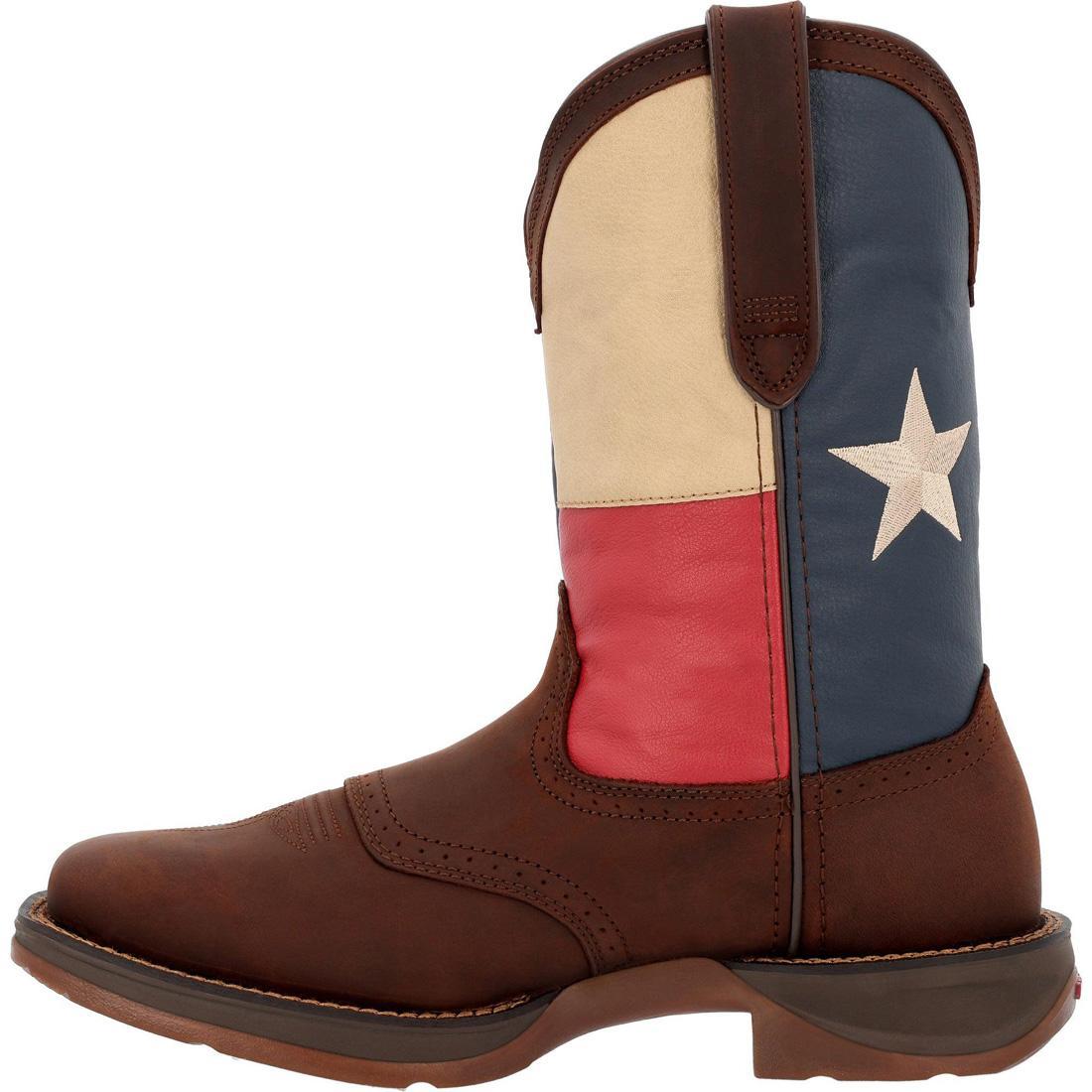 Rebel Texas Flag Western Boots for Men & Women - Stylish Cowboy Boots with Patriotic Design - Perfect for Rodeo, Country Music Festivals & Western Fashion
