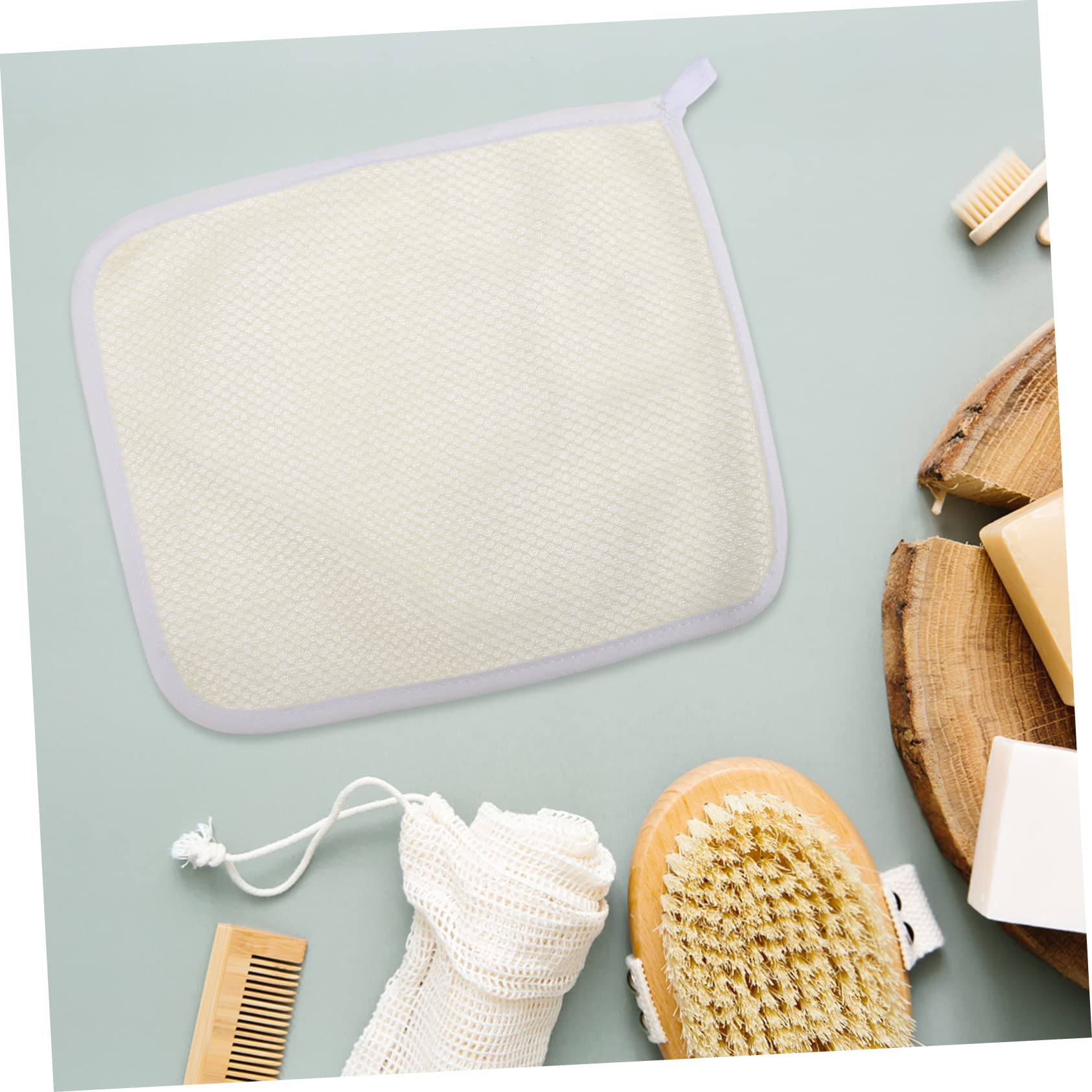 Exfoliating Facial & Body Scrub Towels - 6 Pack Soft Bath & Shower Towels 22x26cm for Gentle Skin Cleansing & Dead Cell Removal - Perfect for Spa, Facial & Body Exfoliation at Home