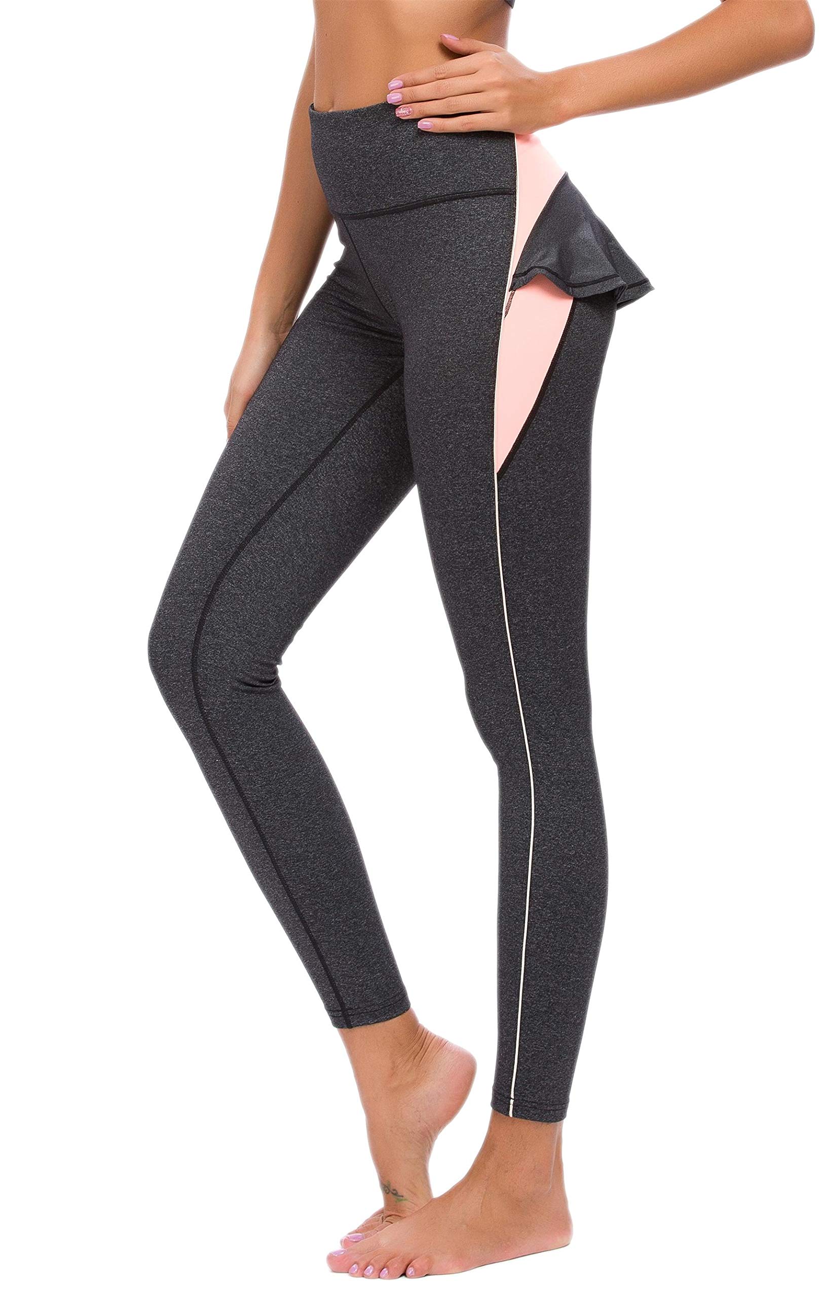 Munvot Women's High Waisted Yoga Pants - Tummy Control Workout Leggings with 4-Way Stretch for Running, Gym & Lounge Wear
