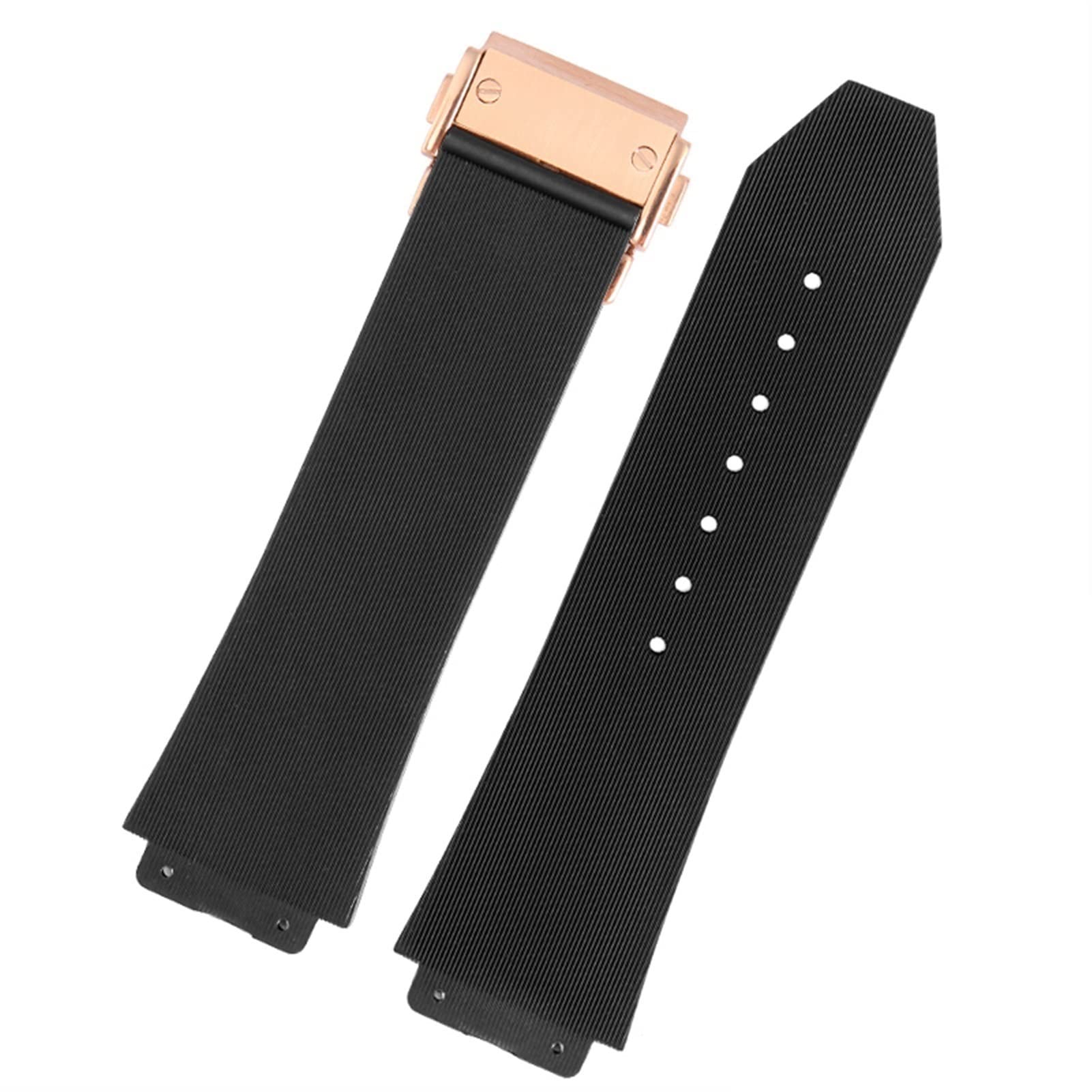 HUBLOT Big Bang Silicone Watch Band 25x19mm - Waterproof Rubber Strap for Men, Gym & Swimming