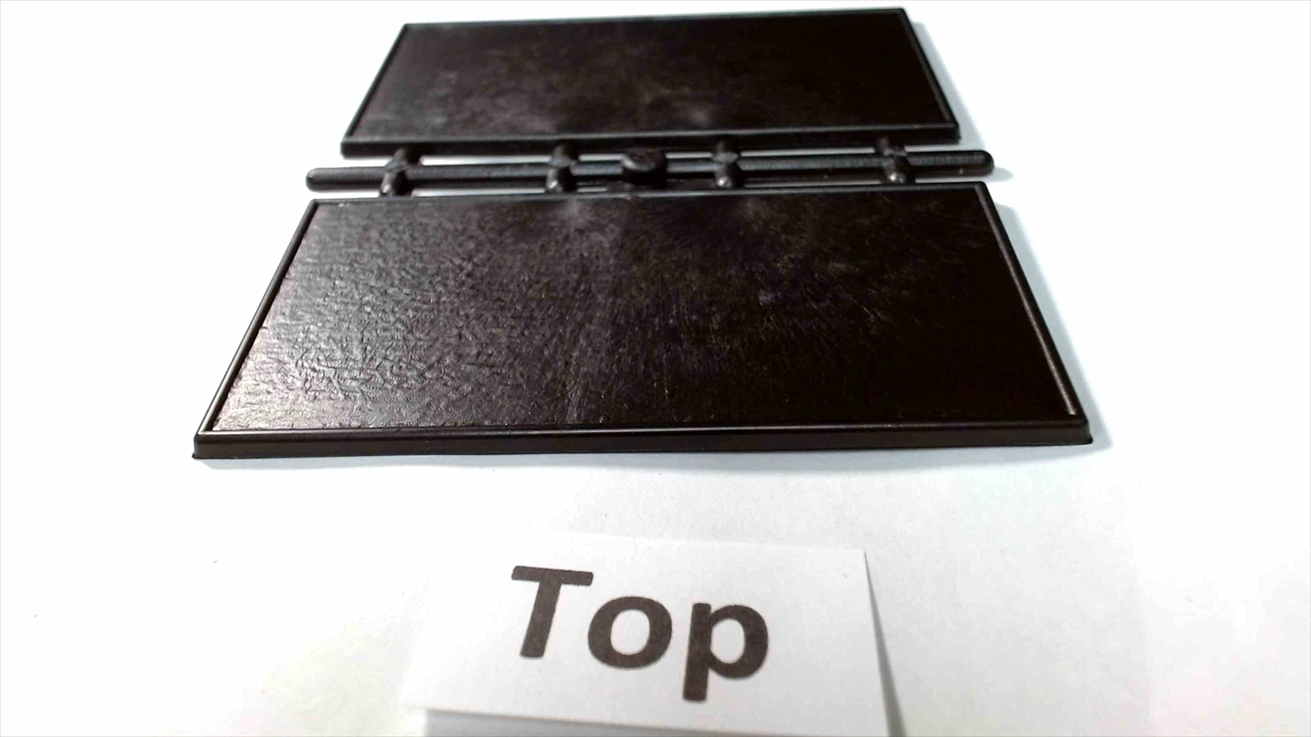 50 x 100 mm Miniature Figure Display Bases - Perfect for War Gaming, Dioramas & Collectible Figure Stands