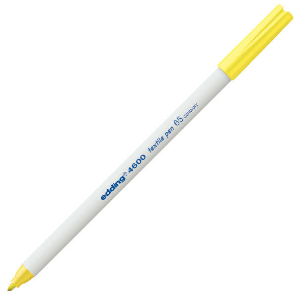 edding 4600 Bullet Tip Fabric Marker Pen - Permanent Textile Marker for Clothing, Shoes & DIY Crafts - Ideal for Fabric Painting, Custom T-Shirts & Home Decor Projects