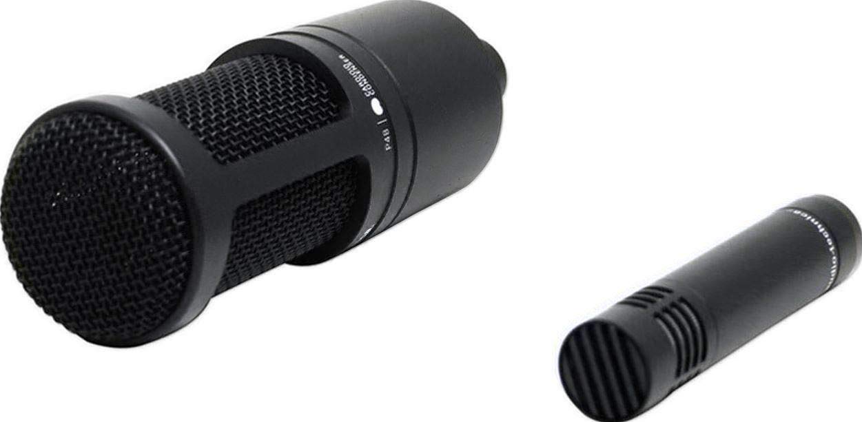 Audio-Technica AT2041SP Professional Studio Condenser Microphone Bundle with AT2020 & AT2021 Mics + Adjustable Mic Stand - Perfect for Podcasting, Voice Overs & Home Recording Studios