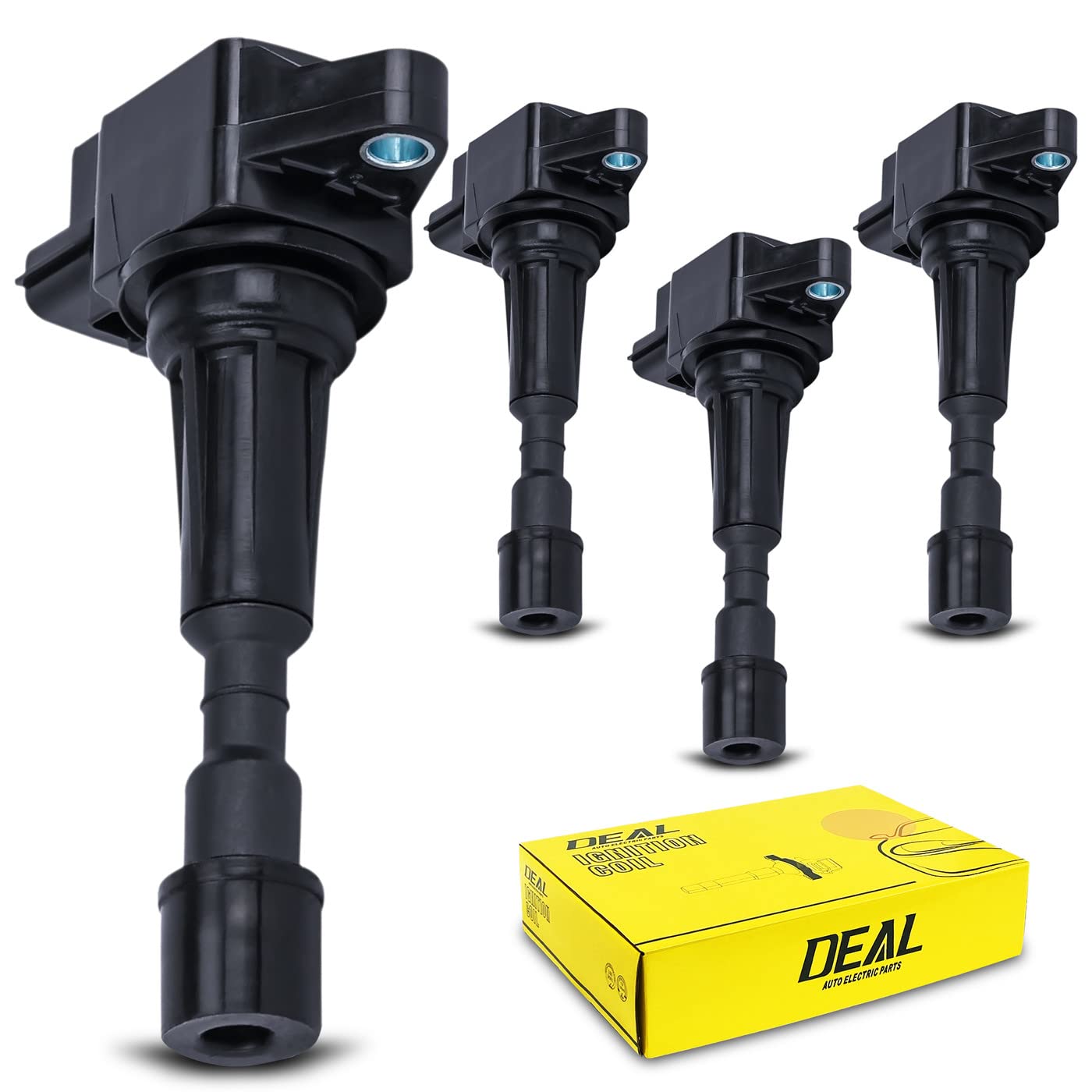4 Pack Ignition Coil Replacement for C1790 UF655 2505-484821 - Compatible with Various Car Models - Perfect for Engine Performance & Maintenance