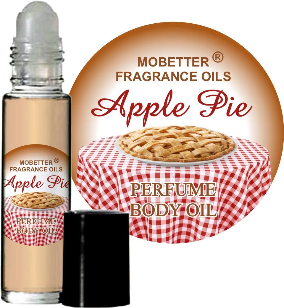 MOBETTER Fragrance Oils - Apple Pie Scented Perfume Body Oil for Women, Long-Lasting Natural Aromatherapy, Perfect for Massage, Bath & Relaxation at Home