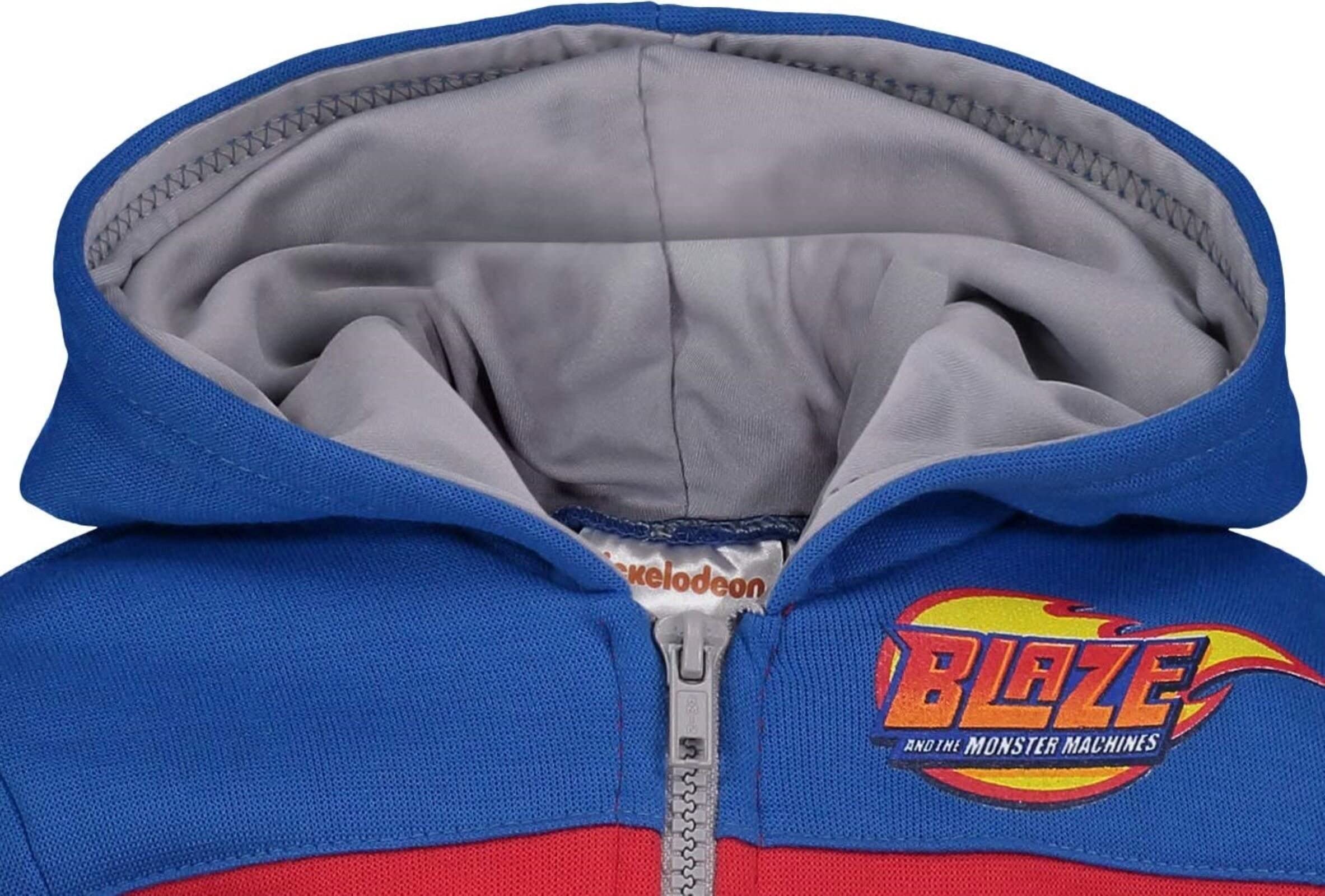 Nickelodeon Blaze and the Monster Machines Fleece Half-Zip Hoodie for Toddlers & Kids - Cozy Playtime & Outdoor Adventures