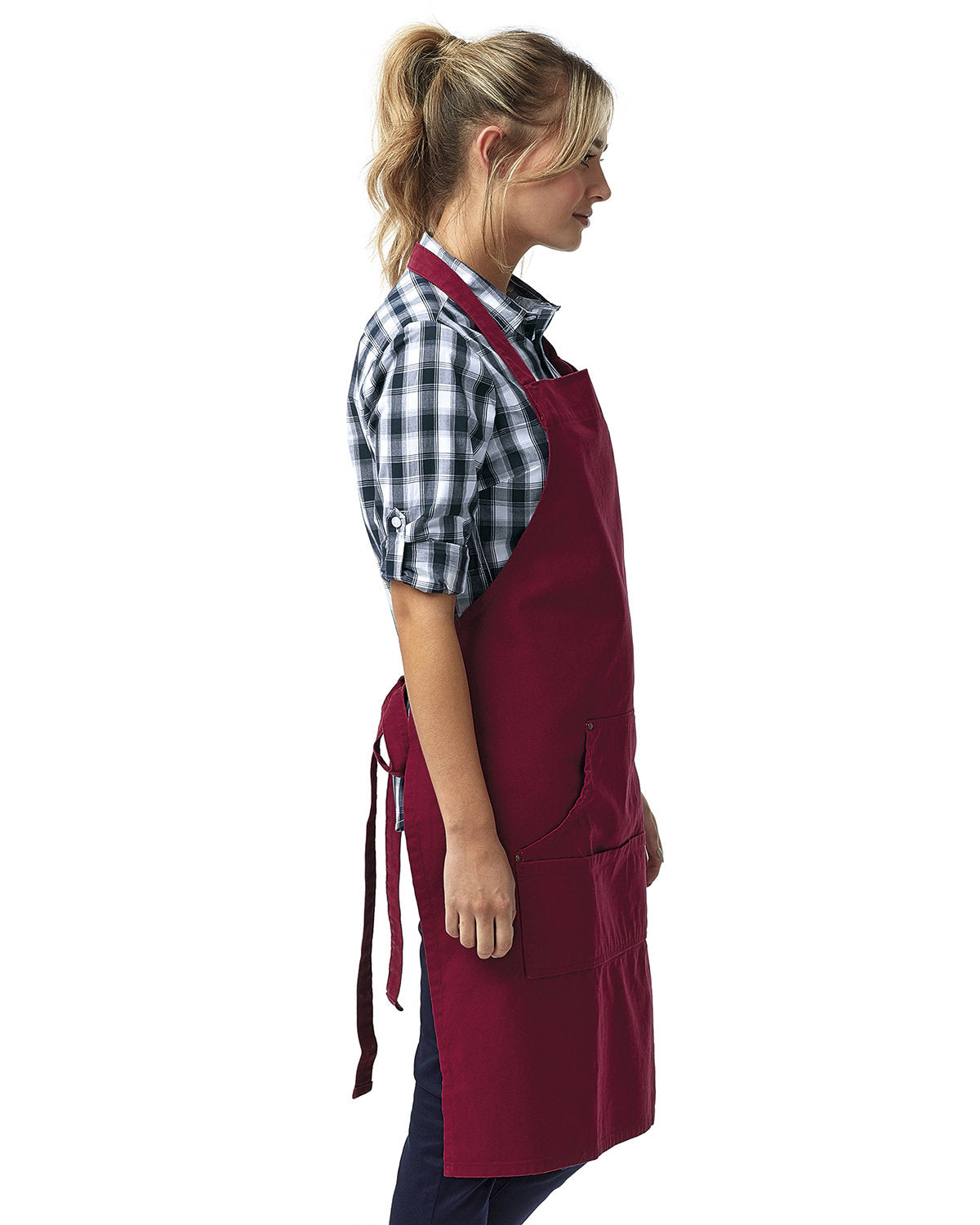 Reprime RP137 Heavy Duty Unisex Canvas Apron with Pockets - Durable Workwear for Chefs, Artists & DIY Enthusiasts
