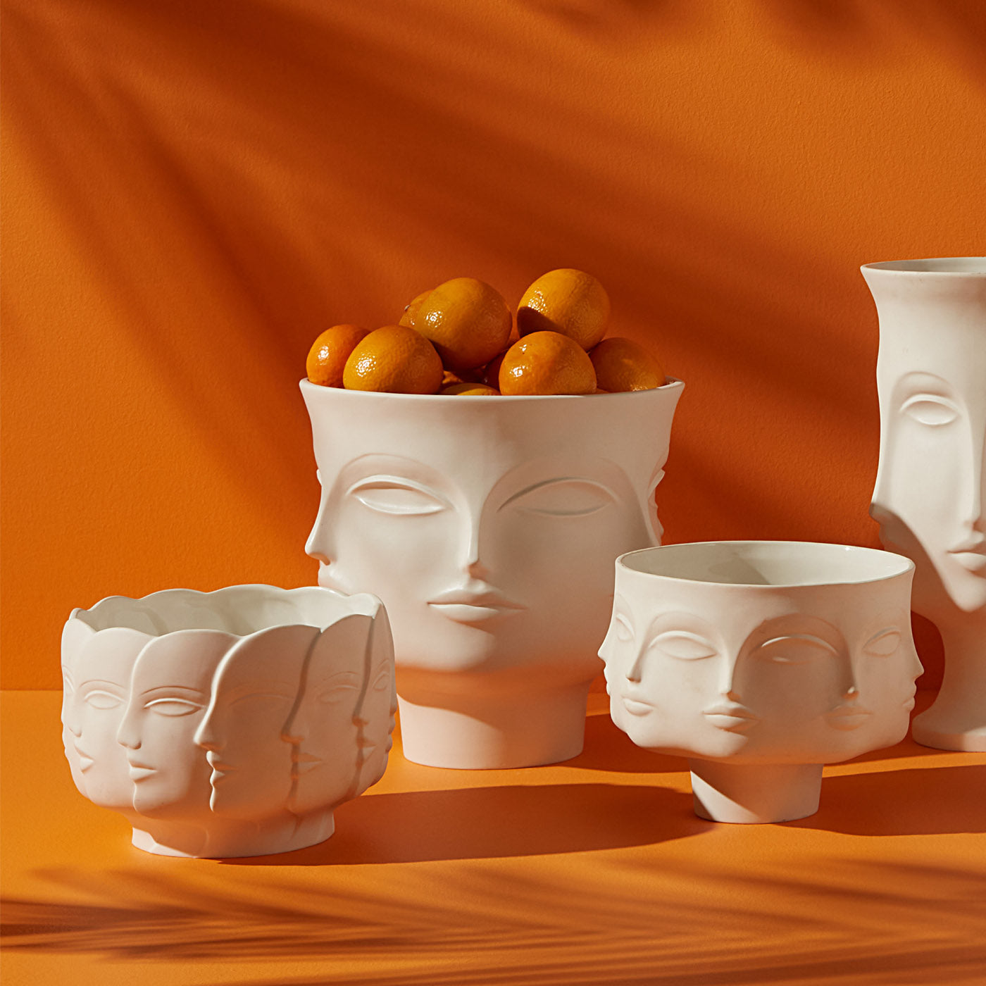 Dora Maar Pedestal Bowl - Elegant Ceramic Fruit & Dessert Serving Bowl for Dining Table Centerpiece, Kitchen Decor, and Gift Giving