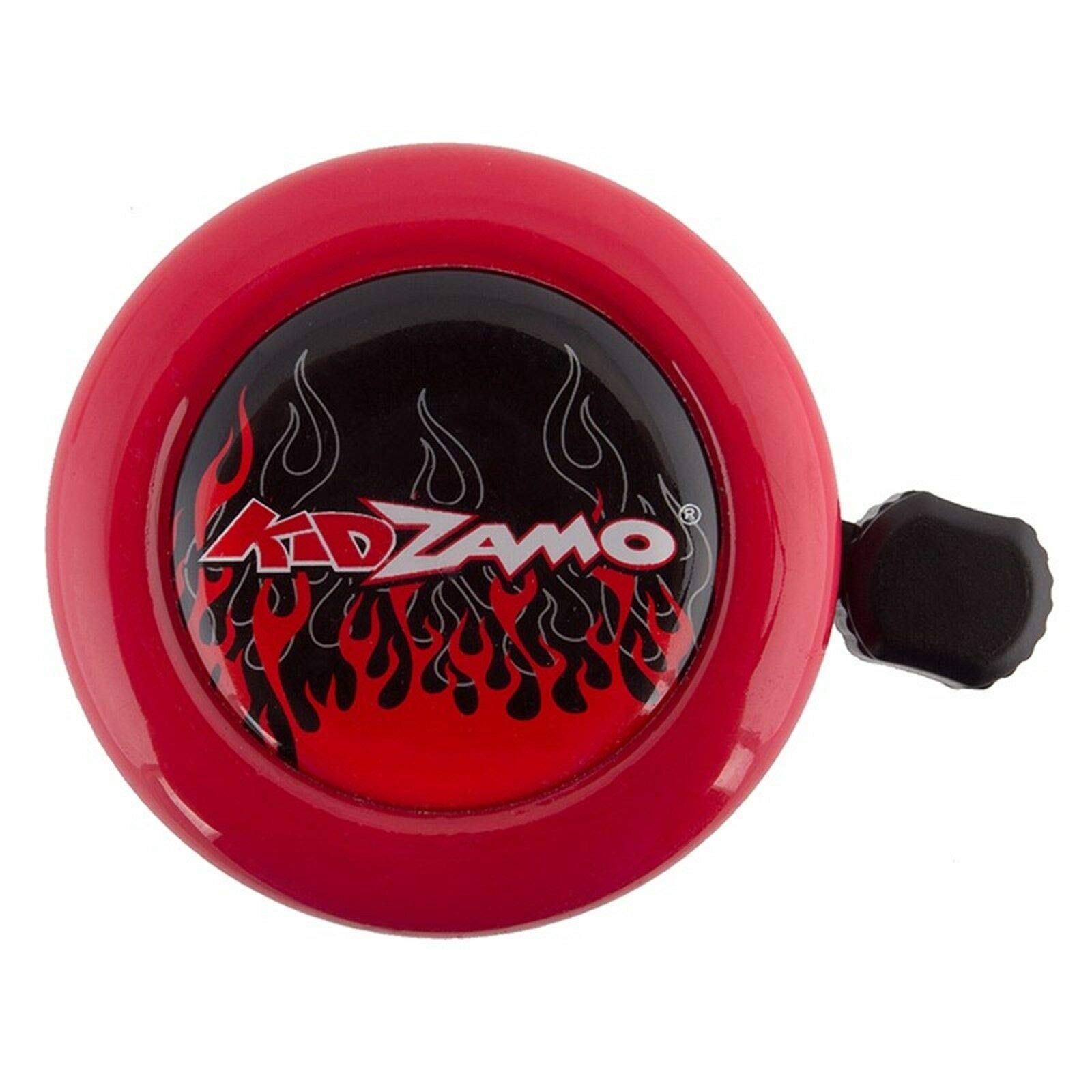 Bell Flame Red and Black - Decorative Metal Bell for Home, Garden, and Outdoor Decor | Perfect for Patio, Farmhouse, and Rustic Style