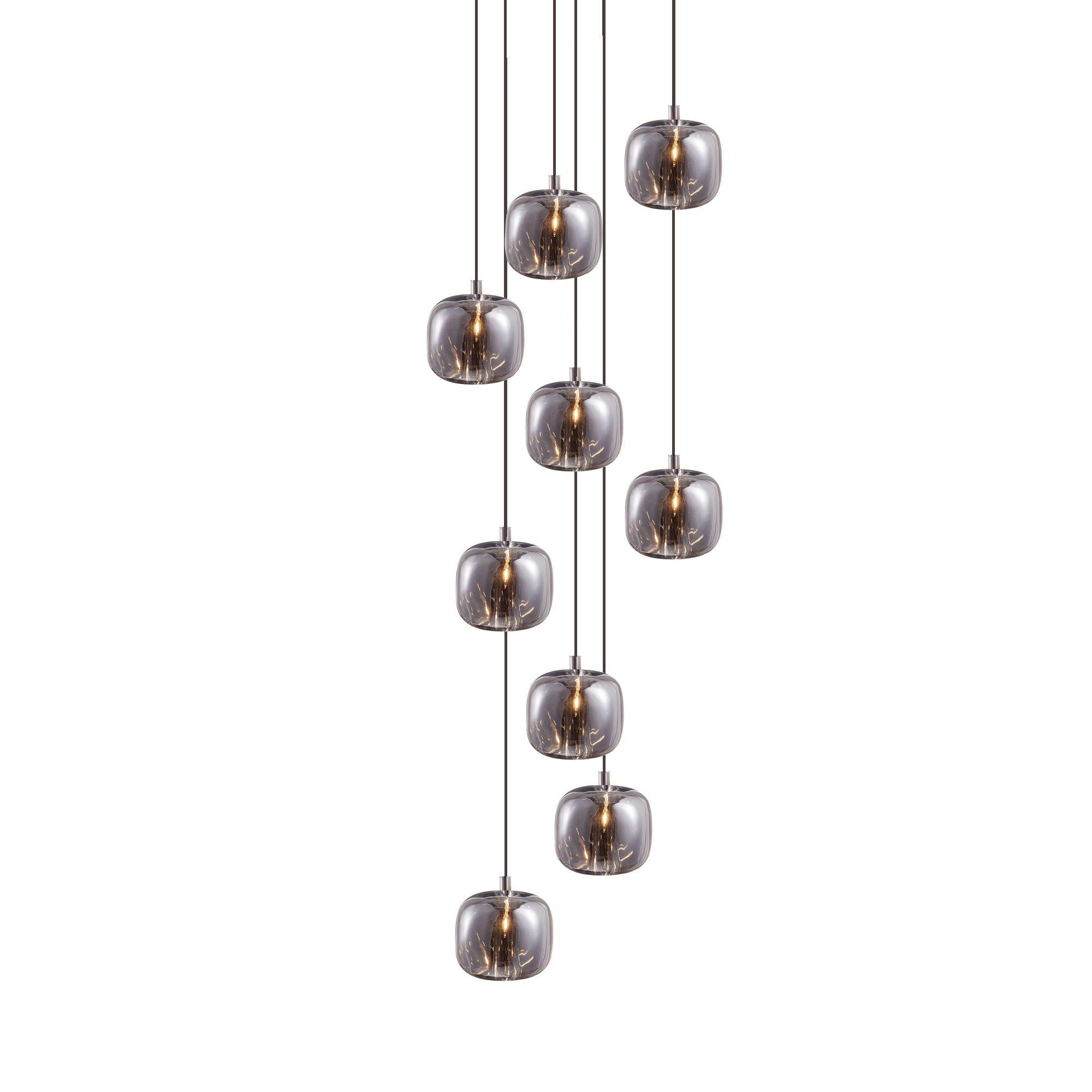 Modern Cubie Chandelier - Elegant Crystal Ceiling Light Fixture for Dining Room, Living Room & Bedroom | Perfect for Home Decor & Wedding Venues