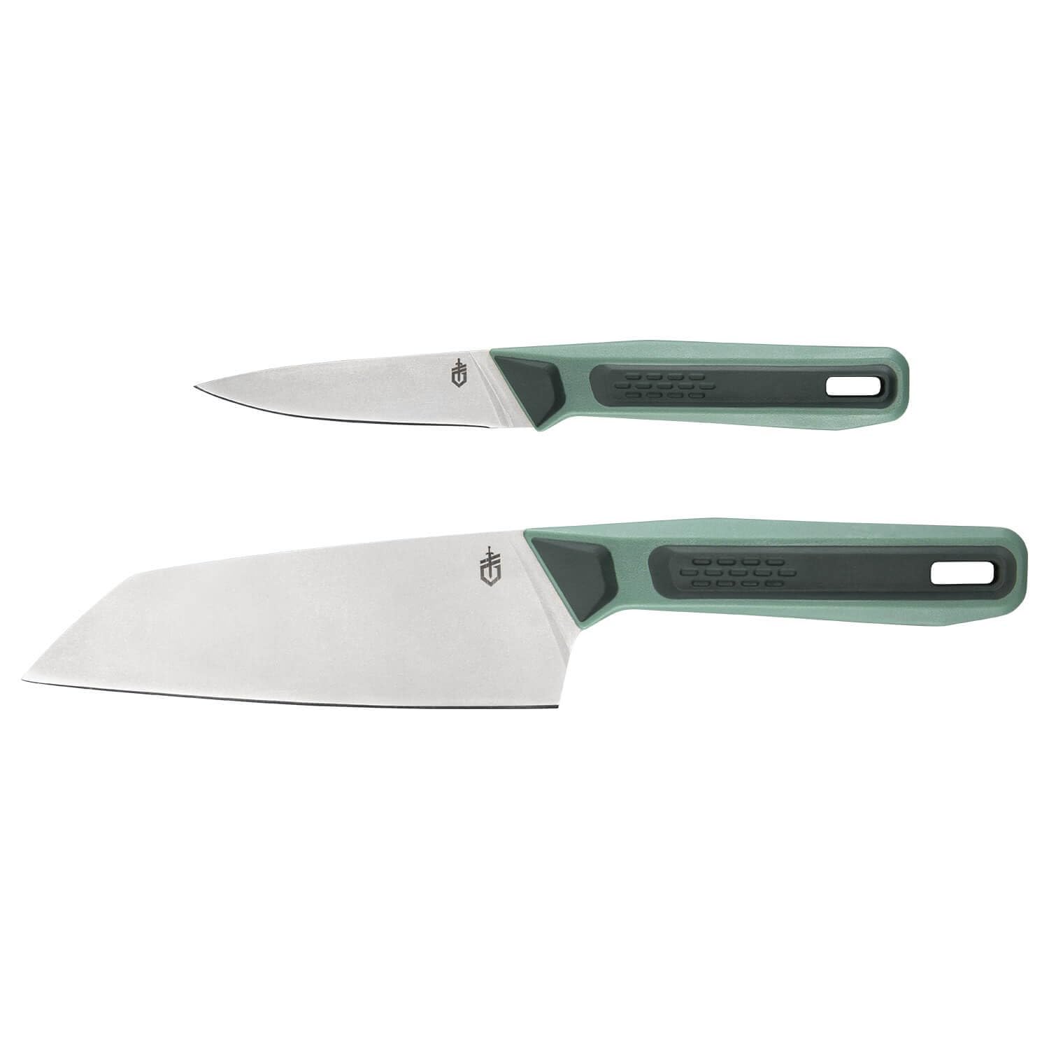 Gerber Gear ComplEAT Cutting Board Set - Premium Polypropylene & Bamboo Cutting Boards with Chef's Knife & Paring Knife - Compact Nesting Design for Camping, RV & Small Kitchen Spaces