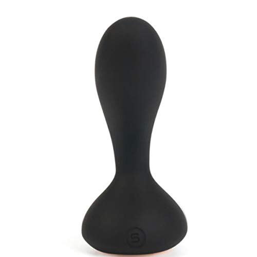 Premium SVAKOM Judy Prostate Massager - Silicone Vibrating Anal Plug for Men, G-Spot & A-Spot Stimulation - Prostate Health Device (Black) | Perfect for Solo Play, Couples Intimacy & Sensual Wellness