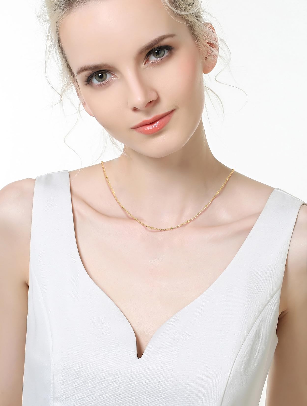 18K Gold-Plated Layered Pendant Necklace for Women & Teen Girls - Elegant Fashion Jewelry Gift for Birthday, Anniversary & Special Occasions | Perfect for Date Night, Parties & Everyday Wear