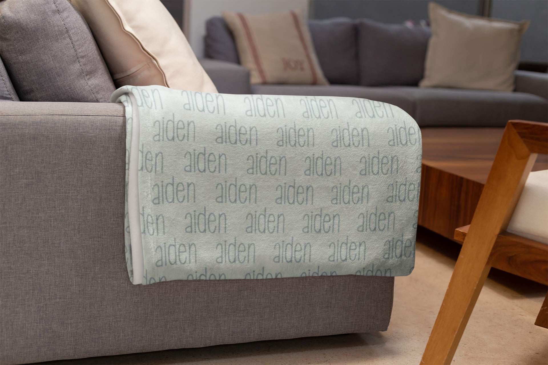 Custom Personalized Name Blanket for Kids - Boys & Girls | Soft Fleece Blanket with Embroidery | Perfect Gift for Daughter from Dad | Ideal for Bed, Sofa & Dorm Room | Great Birthday & Christmas Present | Cozy for Snuggling, Movie Nights & Nursery Decor