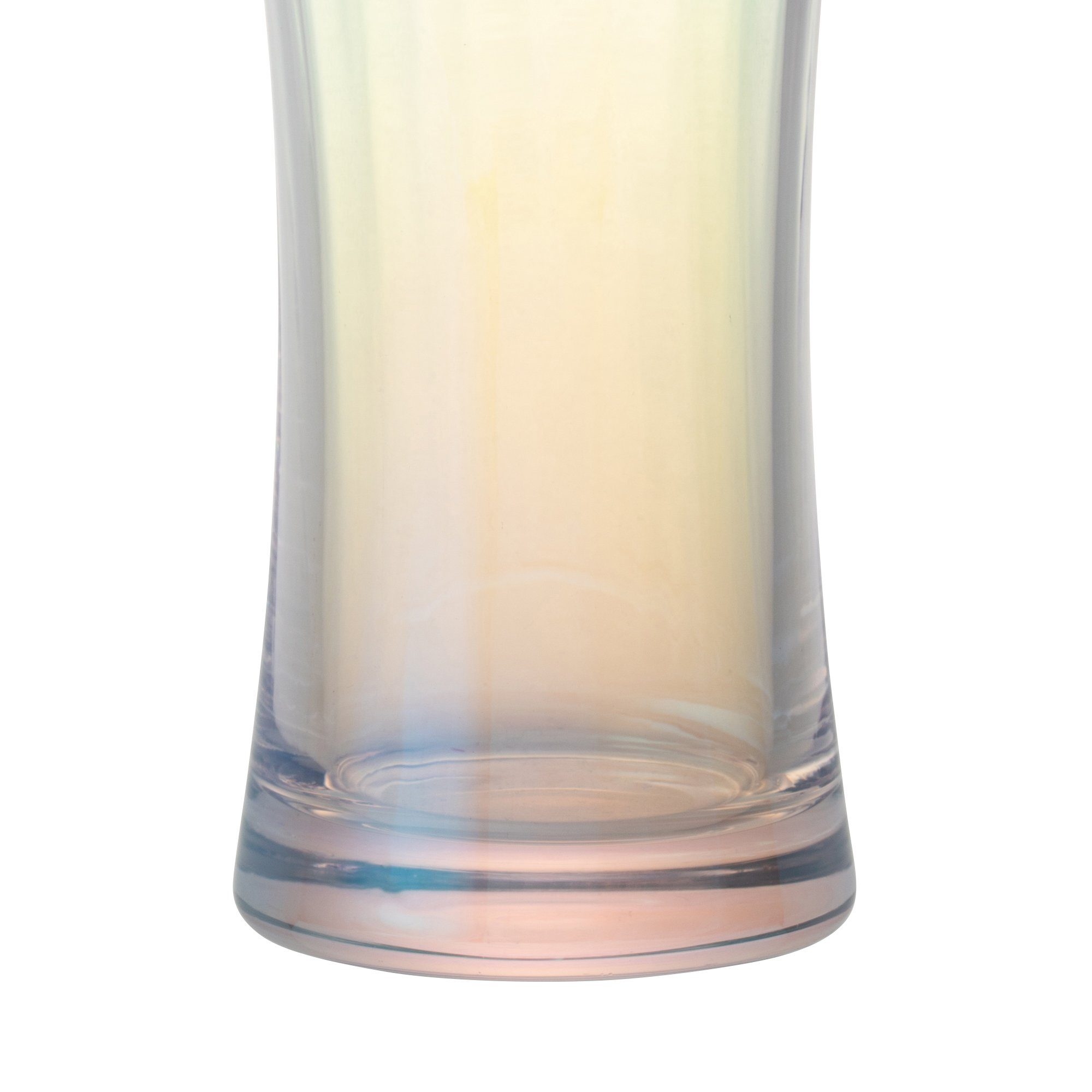 Luster Flower Vase - Medium Clear Glass Vase for Fresh or Artificial Flowers - Perfect for Home Decor, Wedding Centerpieces, and Tabletop Arrangements