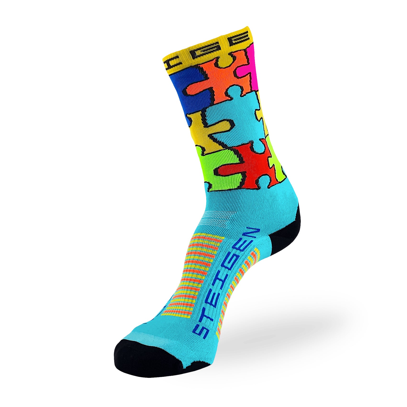 Unisex Steigen 3/4 Length Running Socks - Breathable Athletic Socks for Men & Women - Perfect for Jogging, Gym Workouts & Outdoor Sports