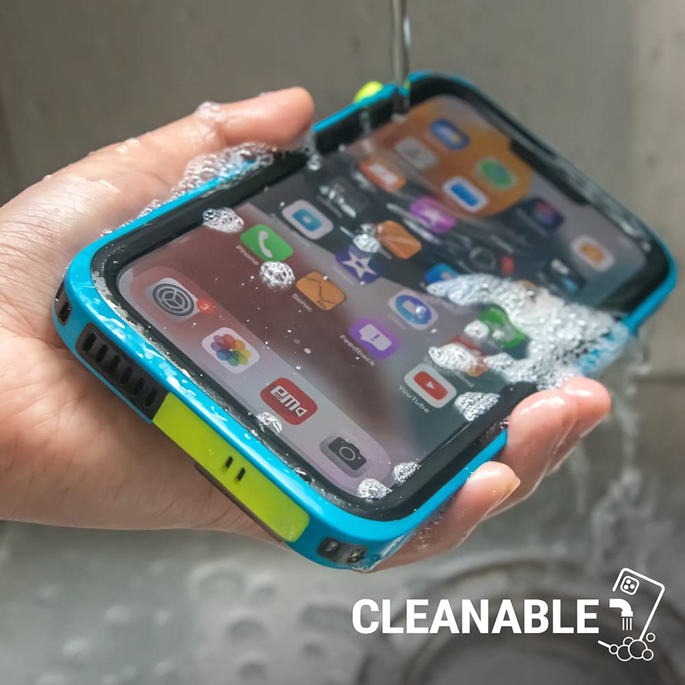 Catalyst Waterproof Case for iPhone 13 Pro Max - 5X More Waterproof Protection, Shockproof & Drop Resistant (Survives 65% Higher Drops), Responsive Touch Screen & Face ID Compatible - Perfect for Outdoor Adventures, Swimming & Extreme Sports (Black)