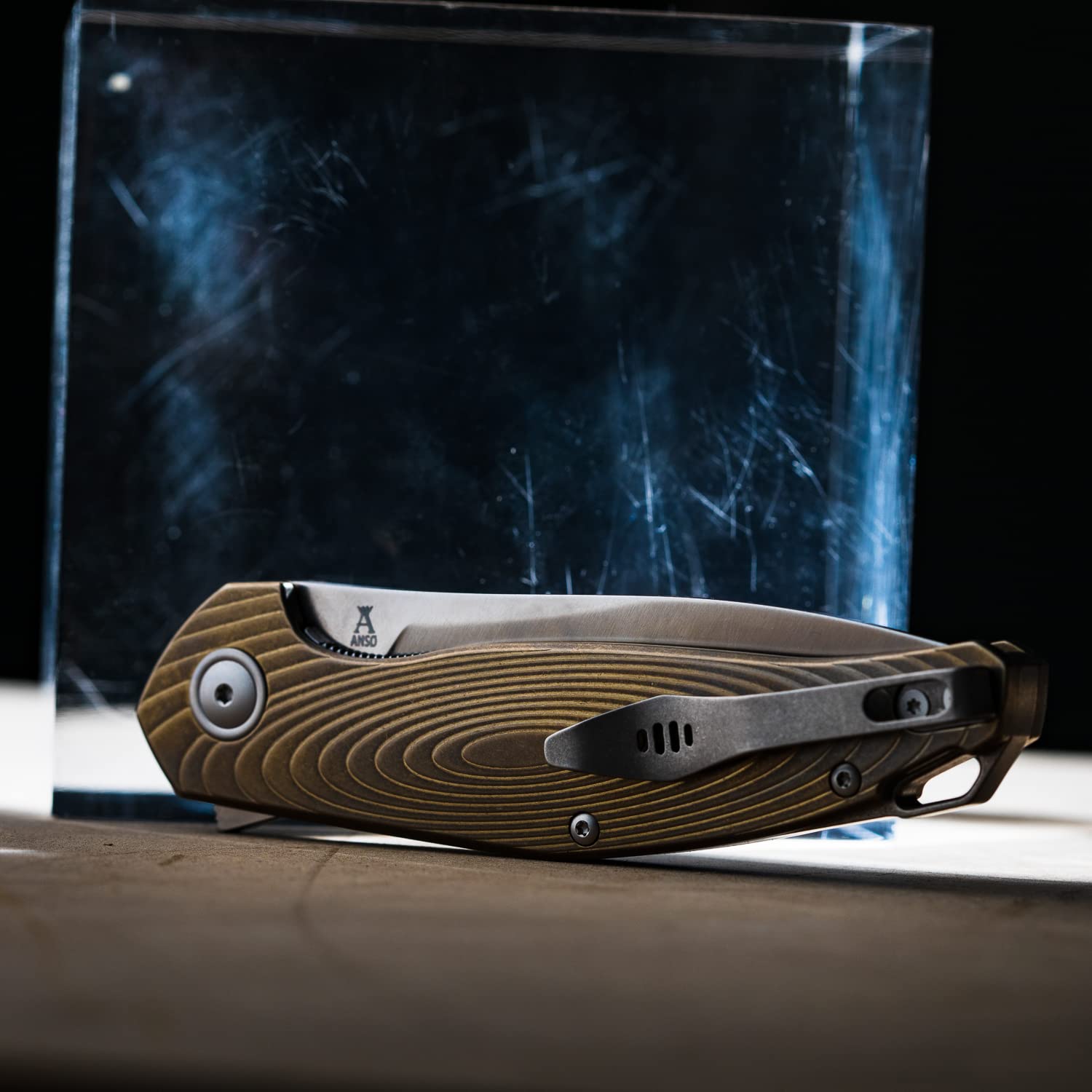 Premium Goccia Flipper EDC Pocket Knife - M390 Super Steel Drop Point Blade with G10/Micarta/Carbon Fiber/Titanium Handles | Jens Anso Design | Made in Italy | Perfect for Everyday Carry, Outdoor Adventures & Survival Gear