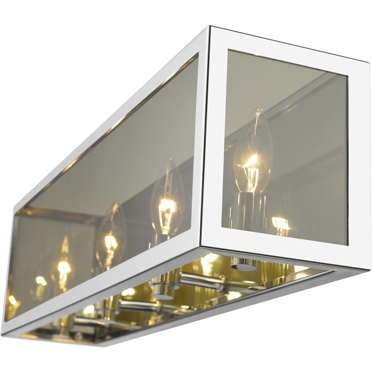 Z-Lite 4-Light Bathroom Vanity Light Fixture in Chrome Finish - Perfect for Modern Bathrooms, Powder Rooms & Dressing Areas