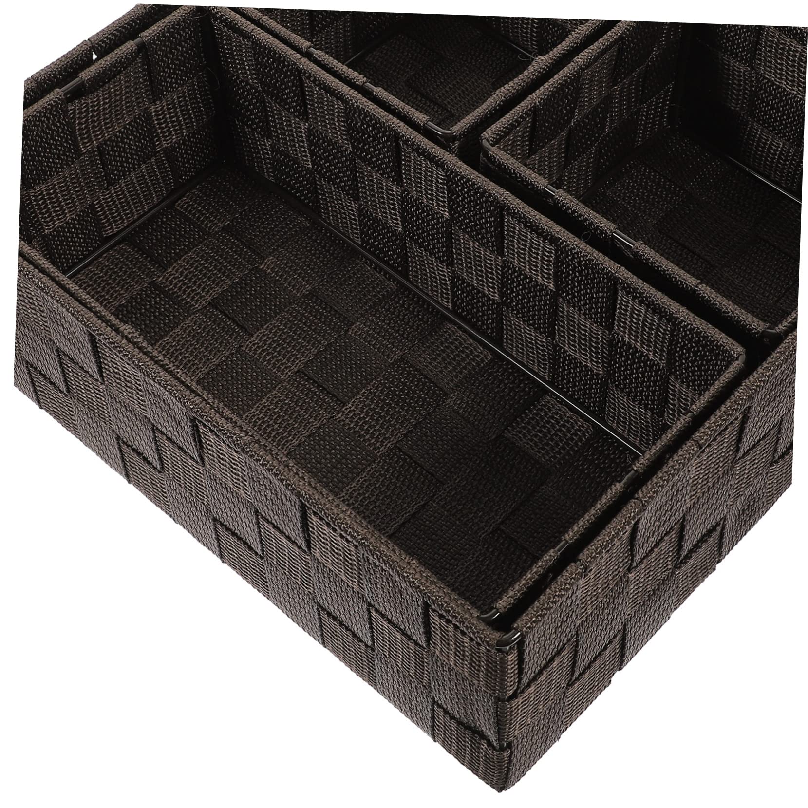 Zerodeko 4-Piece Desk Organizer Set - Storage Cubes for Home Office, School & Workspace - Perfect for Organizing Stationery, Books & Office Supplies