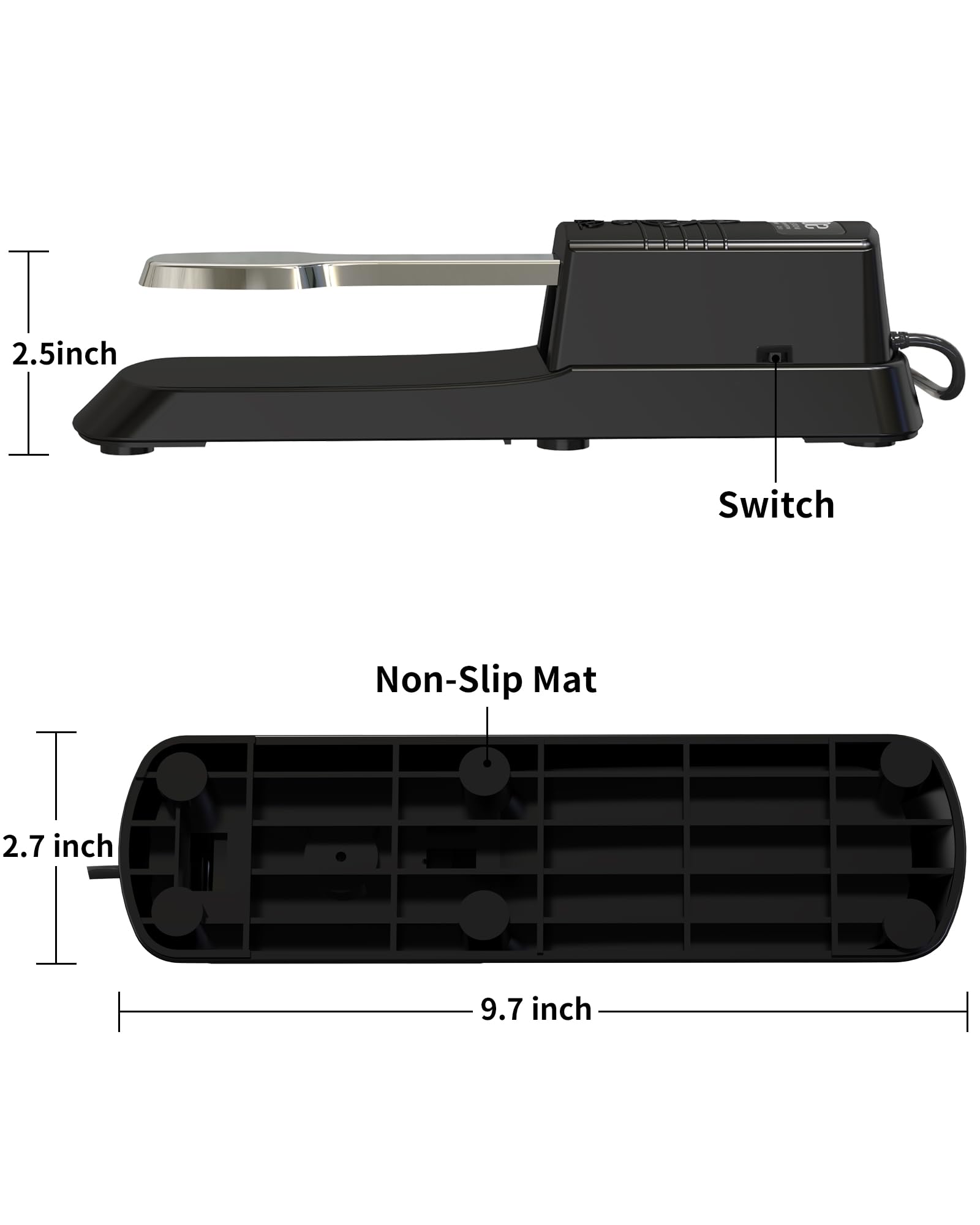 Sustain Pedal for Keyboard & Piano - Perfect for Home Studio & Live Performances
