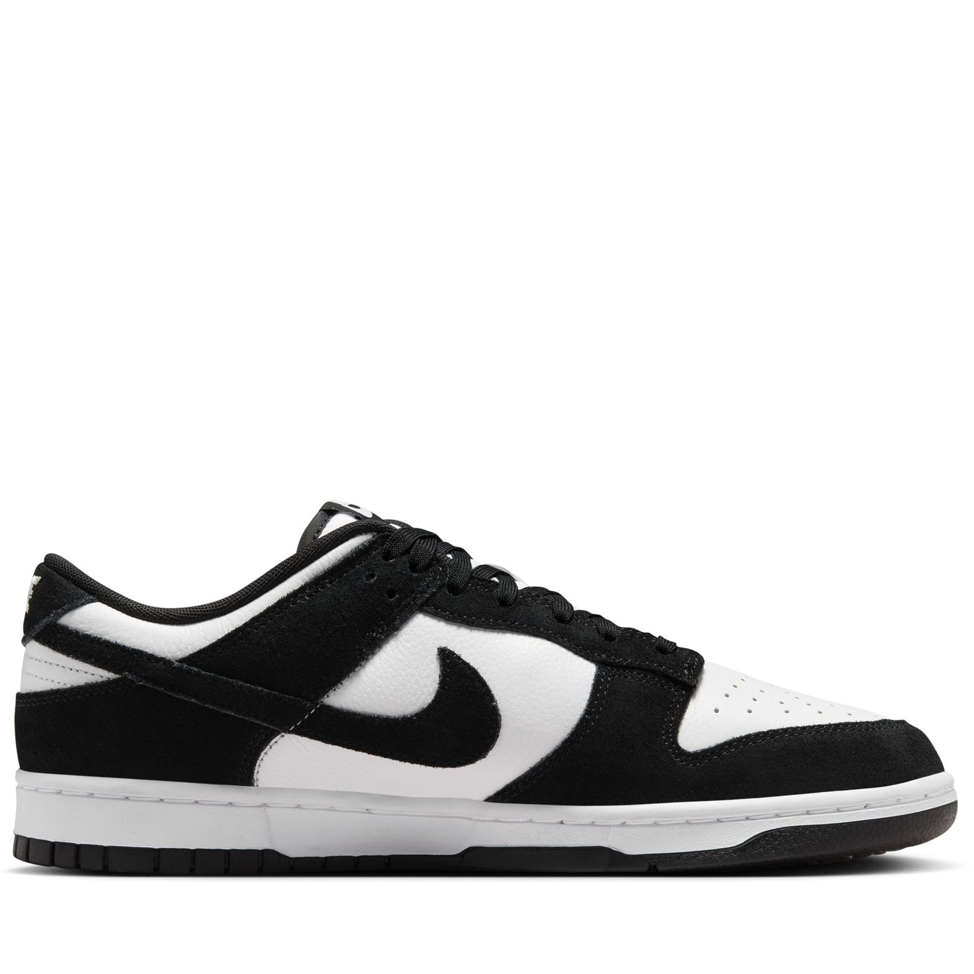 Nike Dunk Low Retro SE 'Suede Panda' Sneakers - White/Black Colorway - Men's Casual Basketball Shoes for Streetwear & Everyday Wear