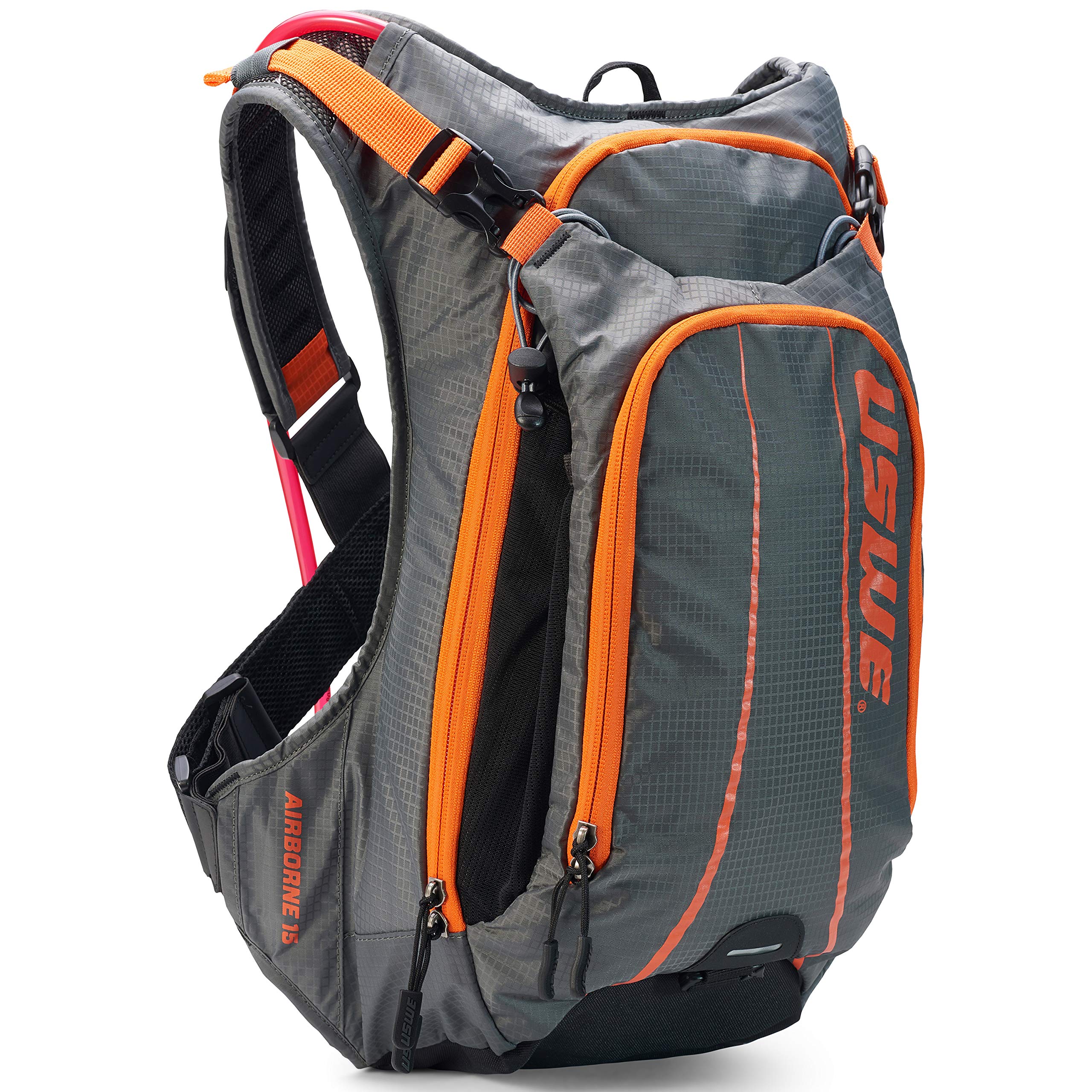 USWE Unisex Hydration Backpack 15L - Lightweight Water Backpack for Running, Hiking & Cycling - BPA Free Hydration Pack with 2L Bladder - Perfect for Outdoor Adventures & Sports
