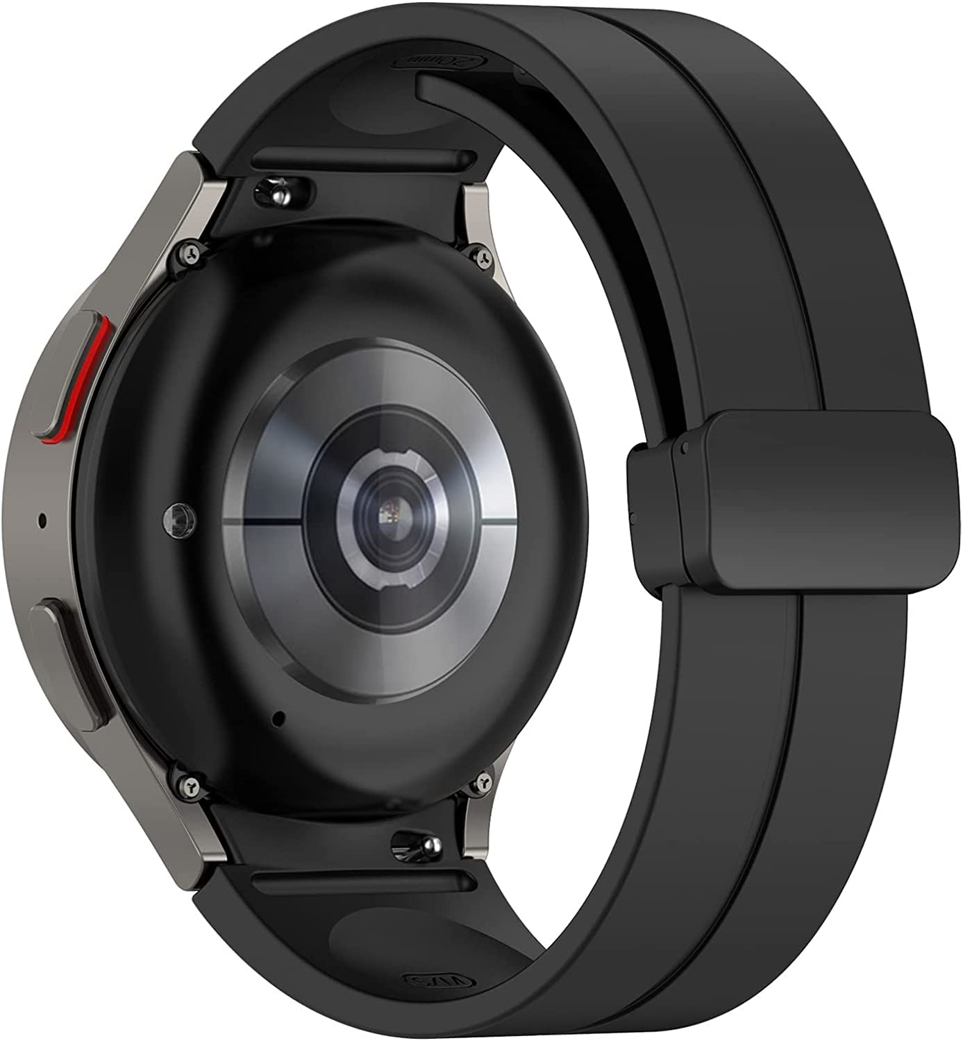 Samsung Galaxy Watch 5/4 Band 20mm - Sport Silicone Strap with Magnetic Buckle for Workout & Daily Use