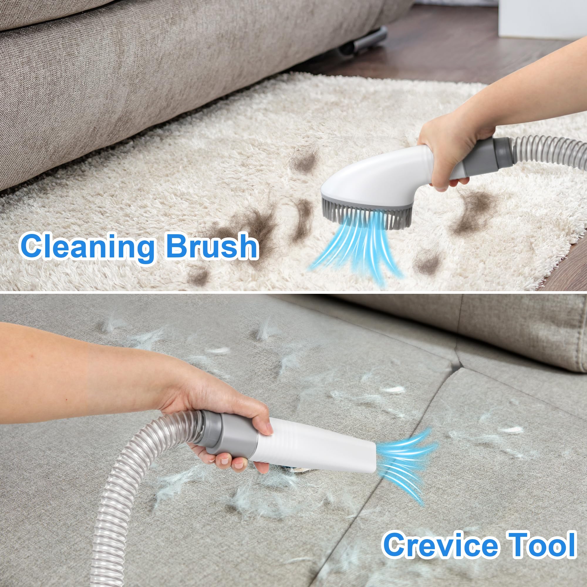 **16000Pa Powerful Dog Grooming Vacuum Kit – 99% Pet Hair Suction with 4 Grooming Tools, 1.5L Dust Cup & Low Noise Clippers for Dogs & Cats – Perfect for Shedding Control & Home Pet Care**
