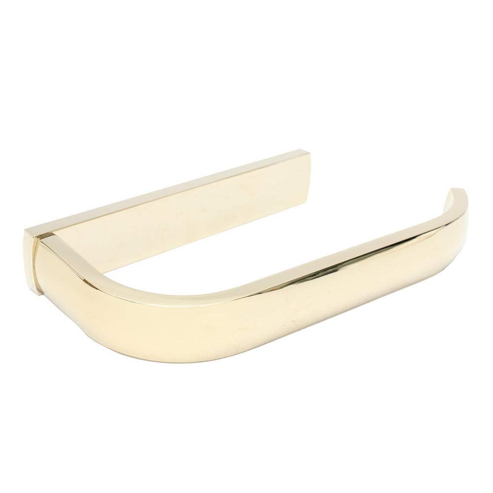 XiXiBoom Gold Toilet Paper Holder - Wall Mount Bathroom & Kitchen Tissue Roll Hanger, Copper Bathroom Accessories for Home - Perfect for Powder Rooms, Guest Baths & Small Spaces