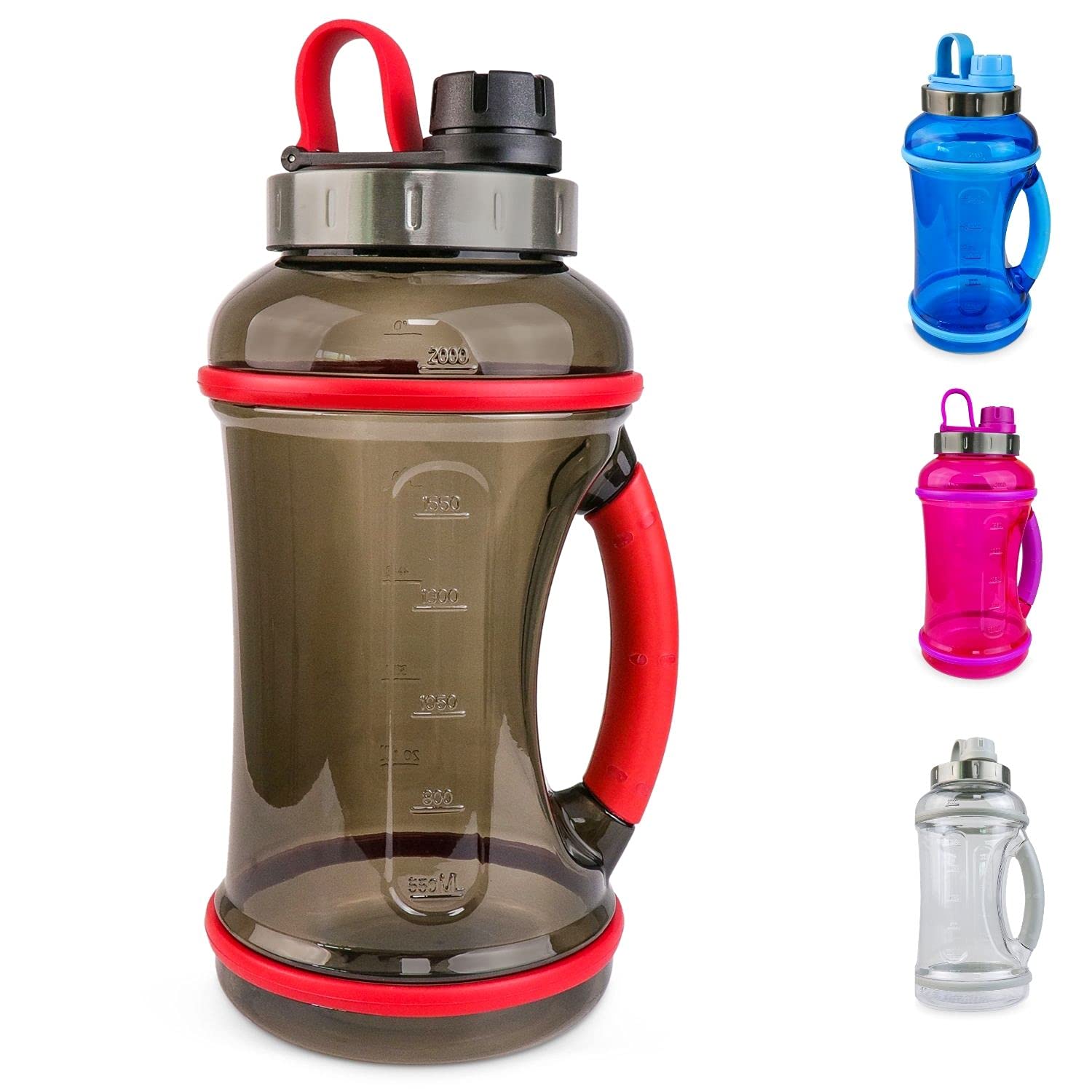 **70oz Leakproof Sports Water Bottle with Twist-Off Lid - BPA-Free, Durable & Insulated for Gym, Hiking & Outdoor Activities**