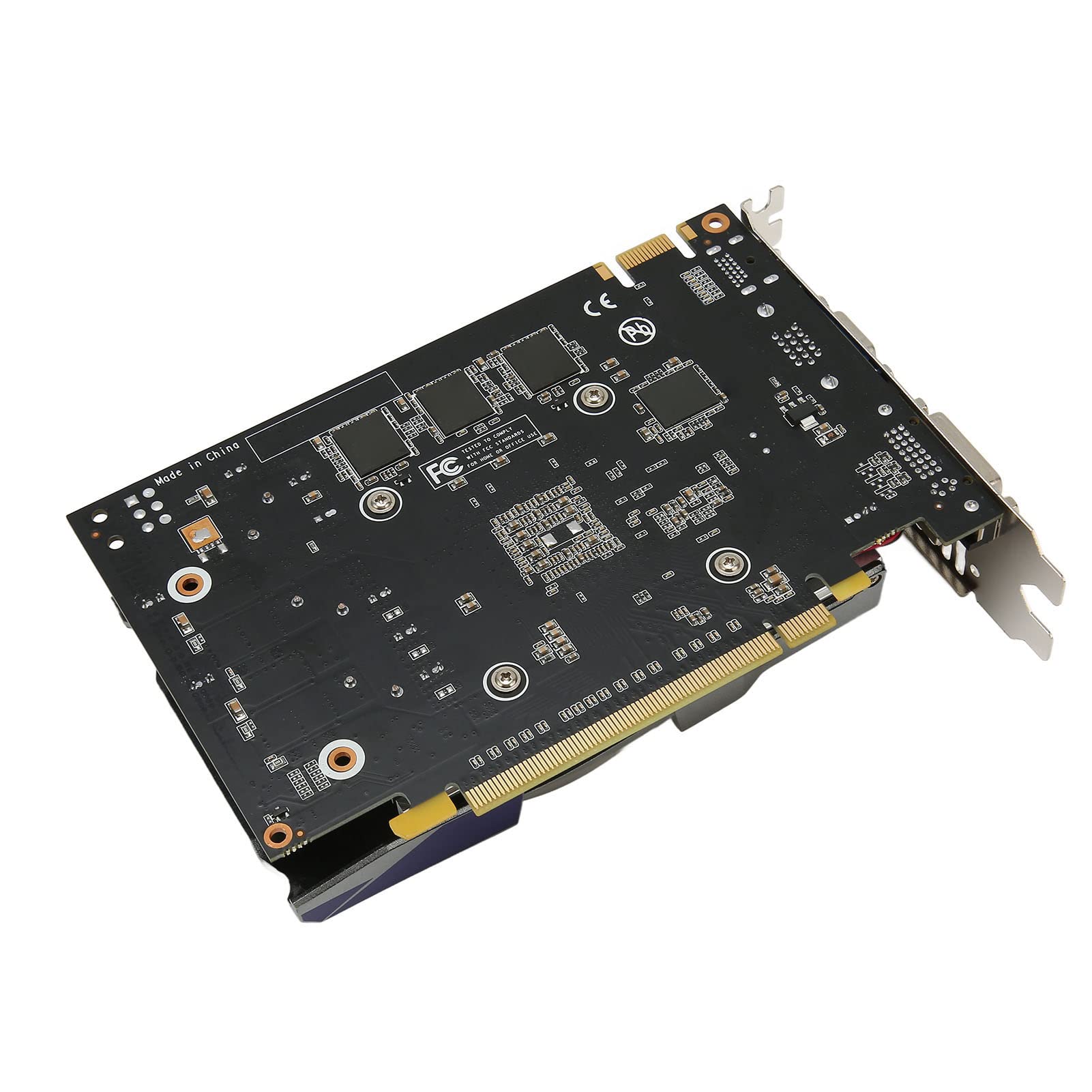 Yctze 2GB GDDR5 Gaming Graphics Card with 128BIT Memory, 192 CUDA Cores & 32 Texture Units | 3200MHz Memory Frequency | Single Fan Cooling | DirectX11 Support | DVI VGA HD Interface for PC Gaming, Video Editing & 3D Rendering
