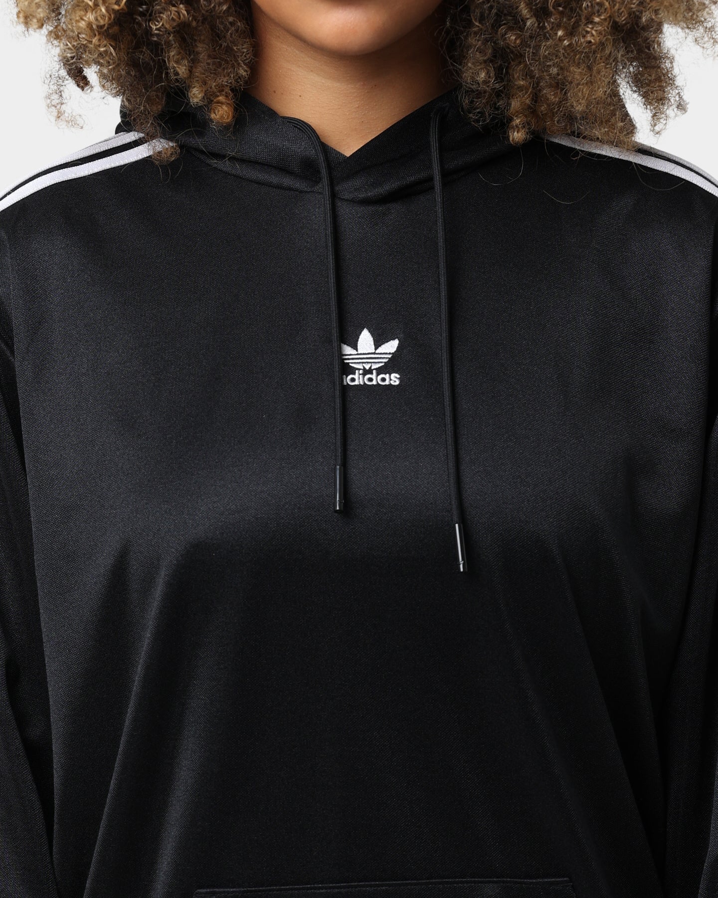 Adidas Classics HS Trefoil Hoodie for Men & Women - Black Cotton Pullover Sweatshirt with Front Pocket | Casual Streetwear, Gym, Lounge Wear