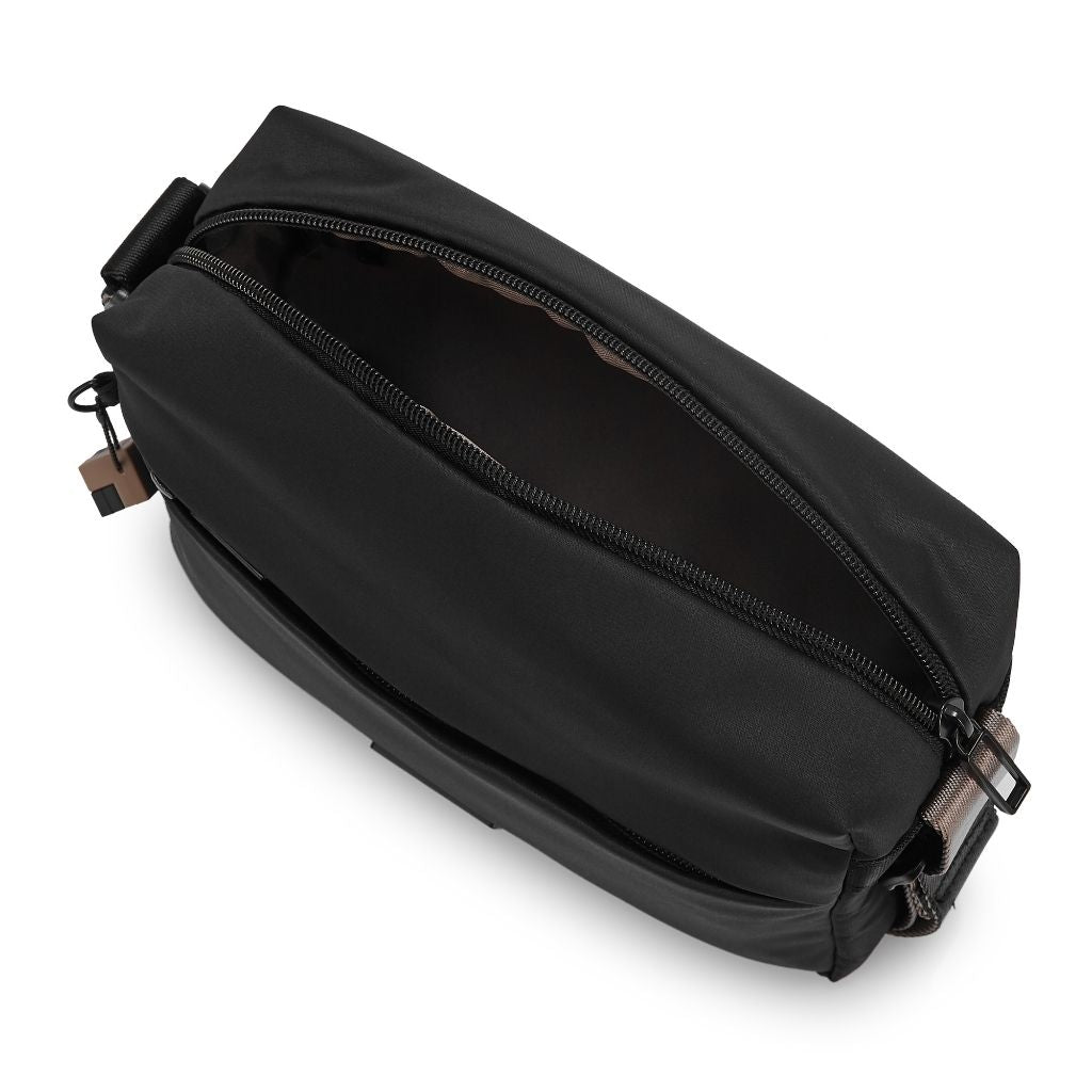Hedgren Neutron Medium Crossbody Bag for Women - Stylish & Lightweight Shoulder Bag, Perfect for Travel, Work & Everyday Use - Black