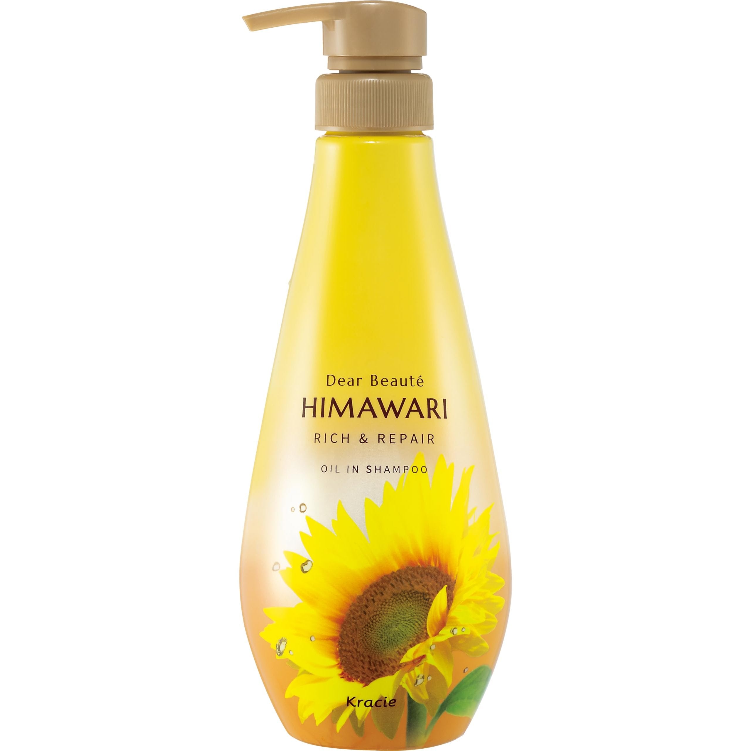 Kracie Himawari Dear Beauté Oil In Shampoo Rich & Repair 500ml - Hydrating & Repairing Hair Treatment for Damaged Hair - Perfect for Daily Use & Salon-Quality Results at Home