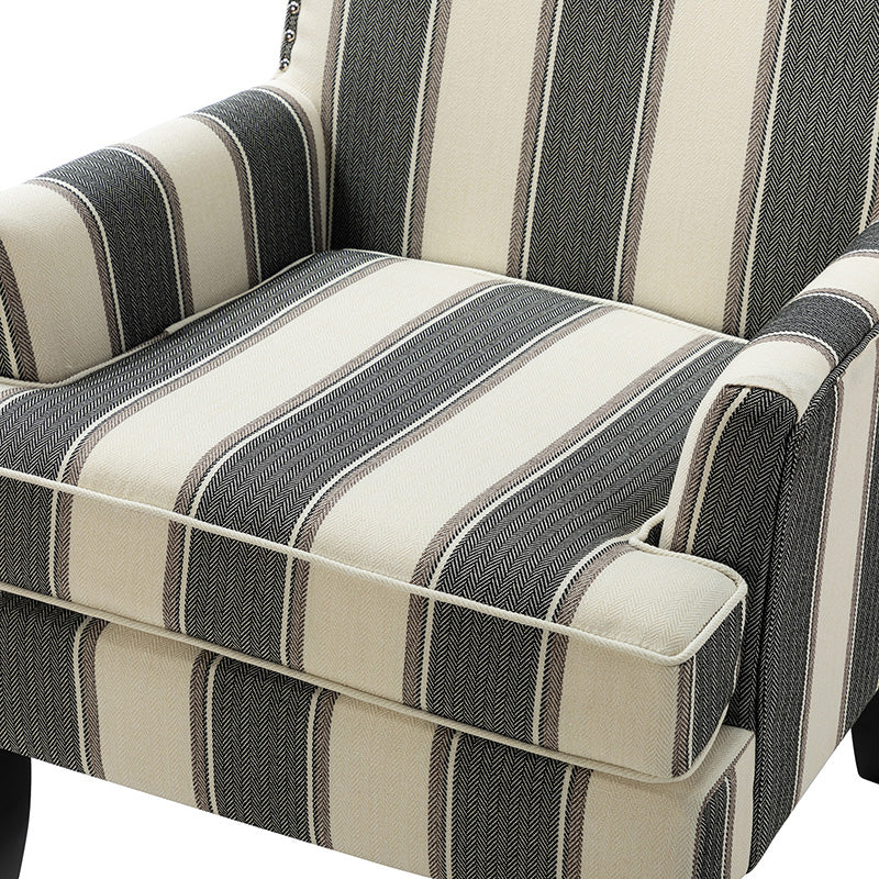Bradley Armchair - Modern Accent Chair for Living Room, Bedroom & Office - Comfortable Upholstered Lounge Chair with Sturdy Wooden Legs - Perfect for Relaxing, Reading & Decorating Your Home