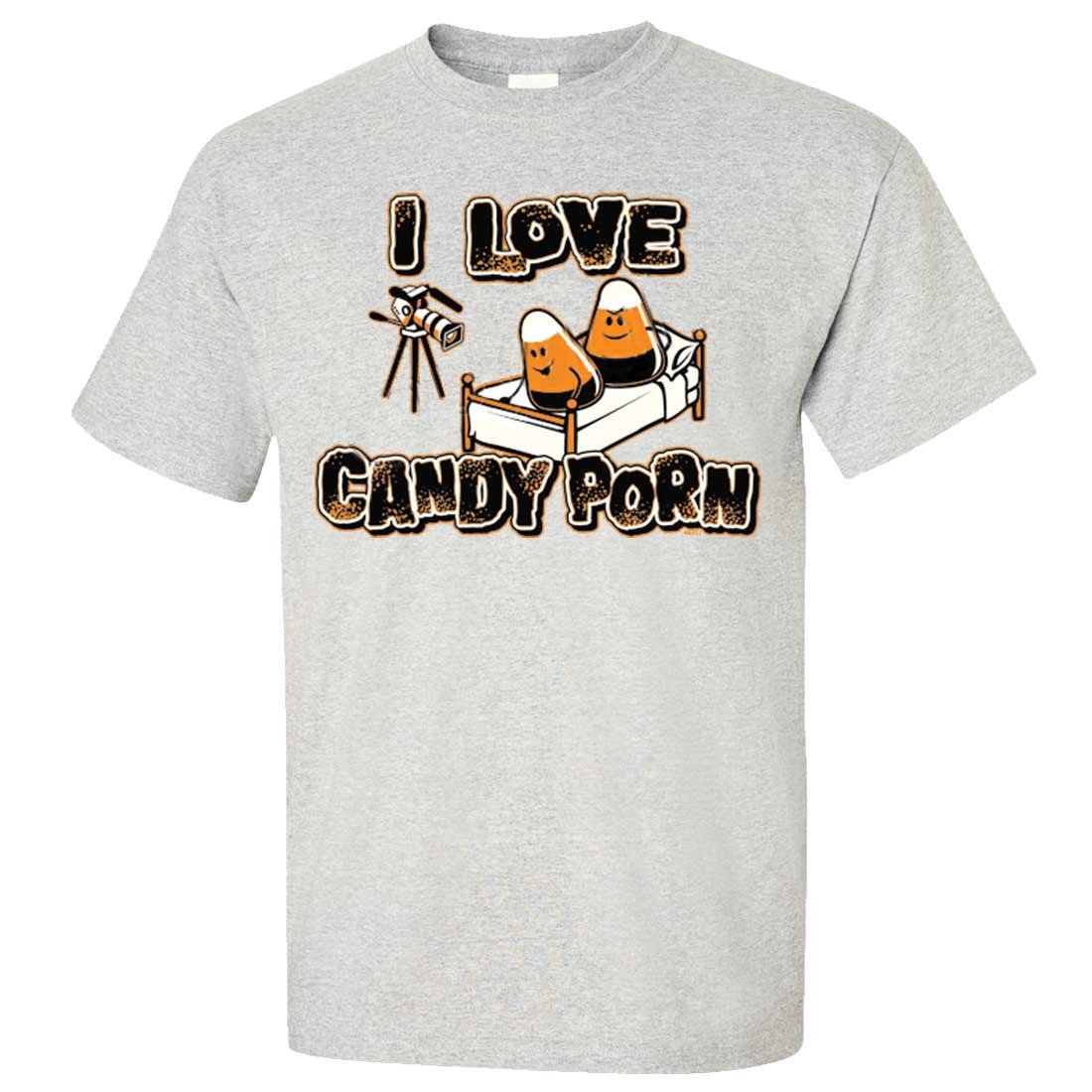 I Love Candy Porn Assorted Colors Graphic T-Shirt - Casual Streetwear for Men & Women | Perfect for Parties, Concerts & Everyday Wear